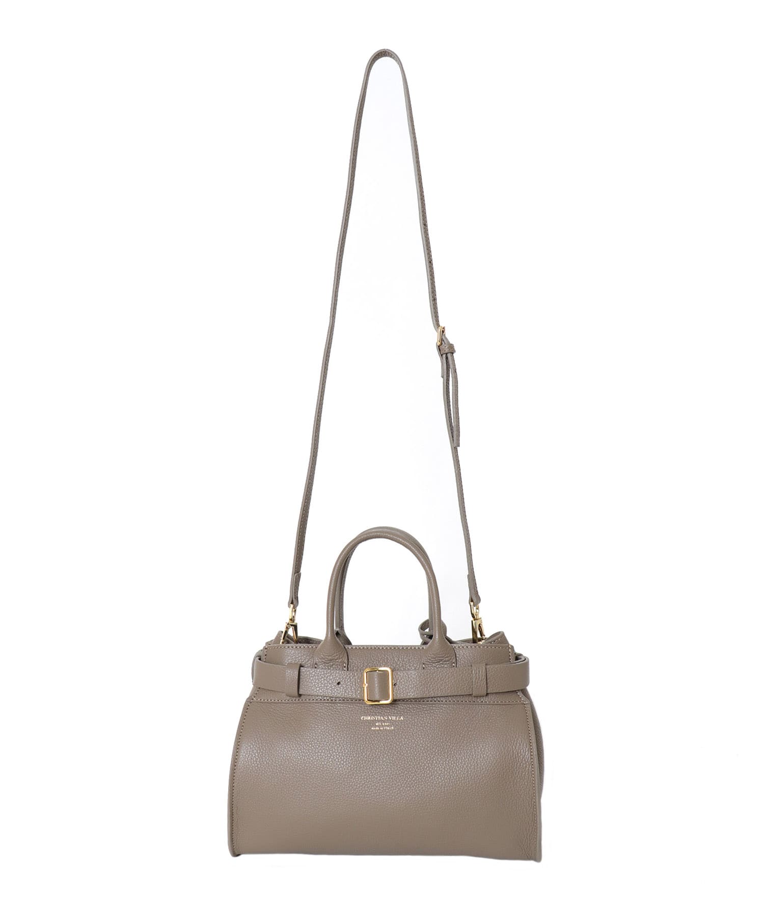 ＜CHRISTIAN VILLA＞belted 2way bag