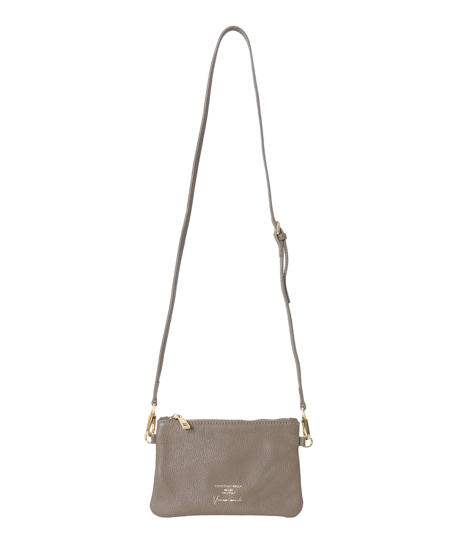 ＜CHRISTIAN VILLA＞belted 2way bag