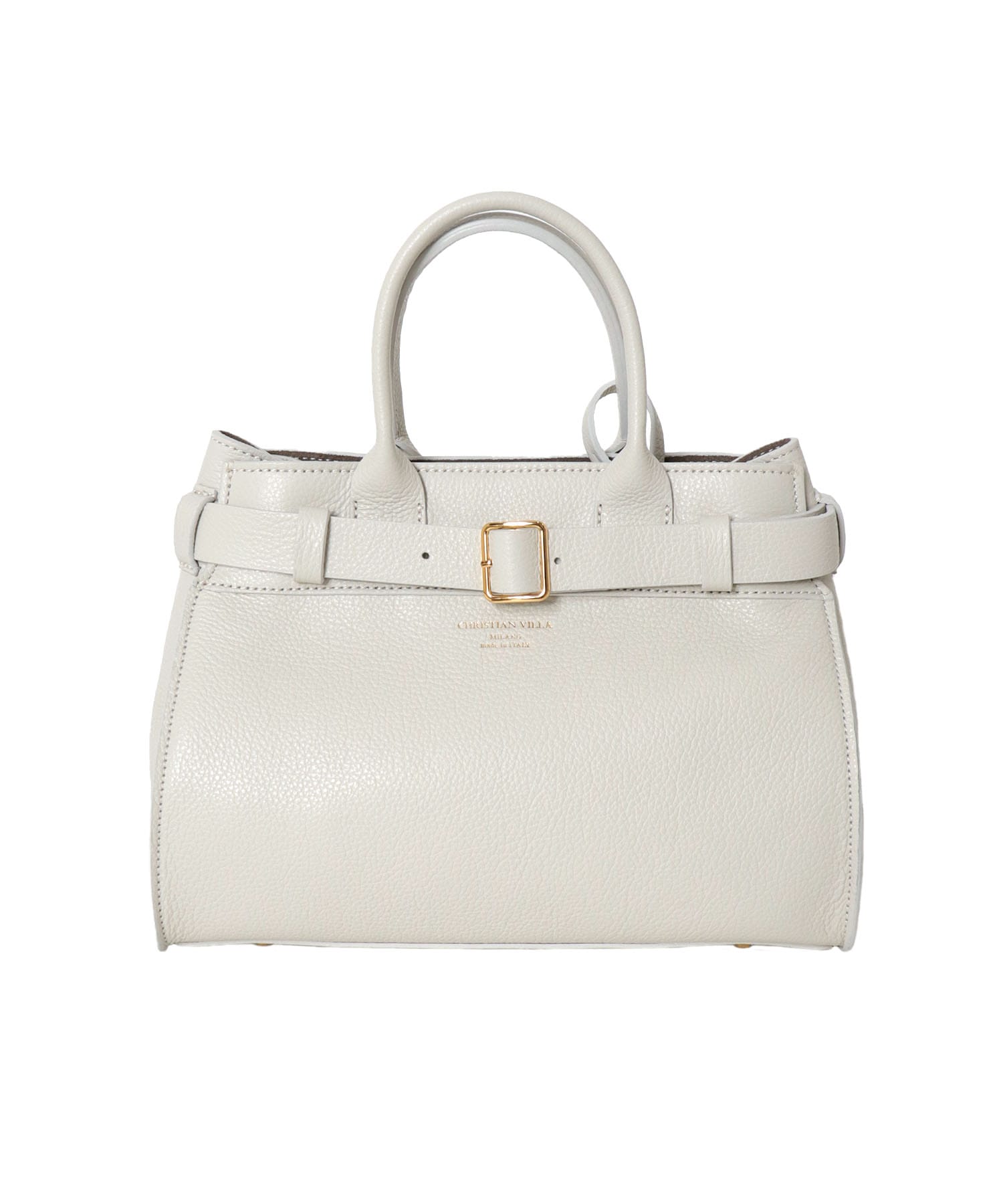 ＜CHRISTIAN VILLA＞belted 2way bag