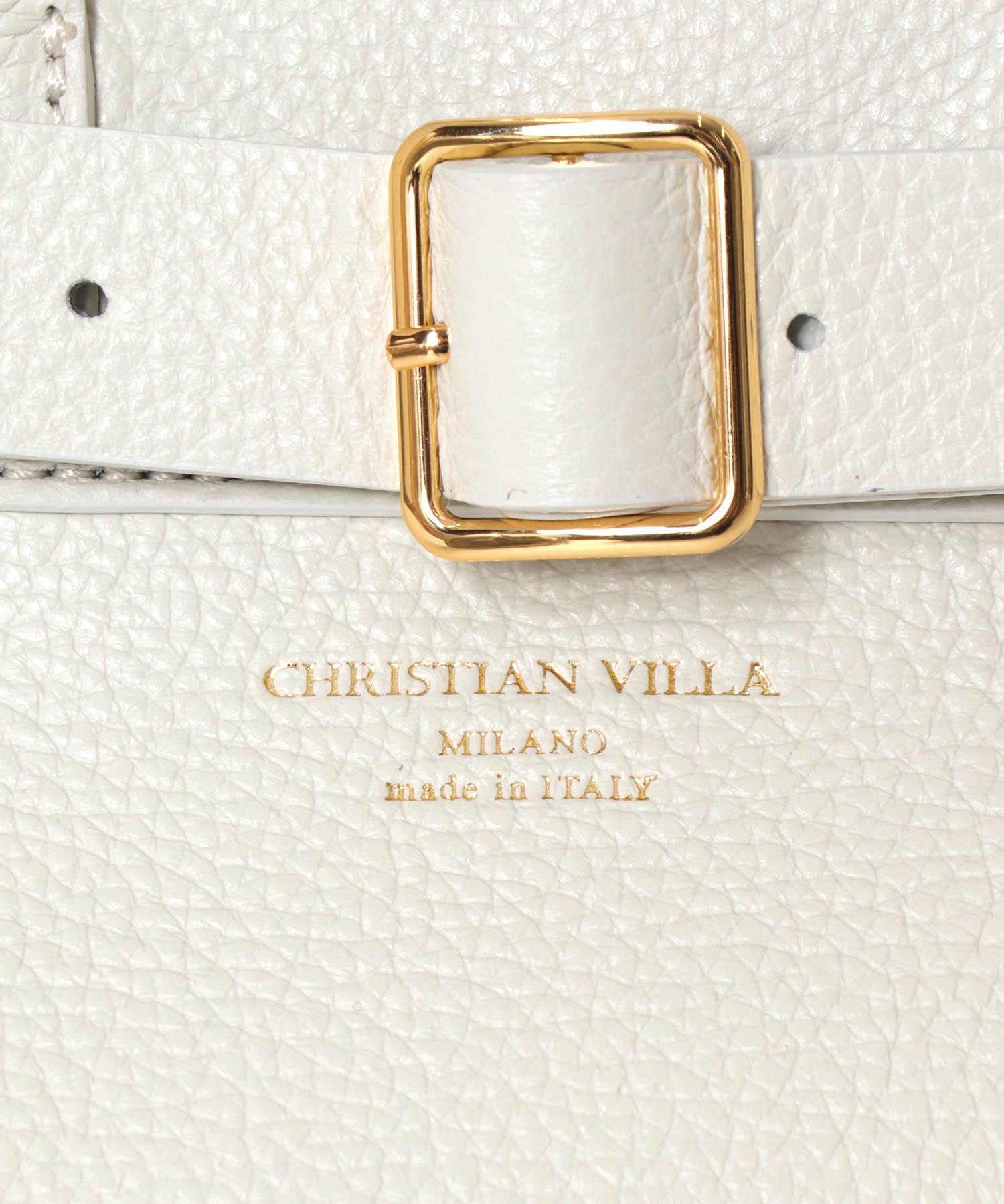 ＜CHRISTIAN VILLA＞belted 2way bag
