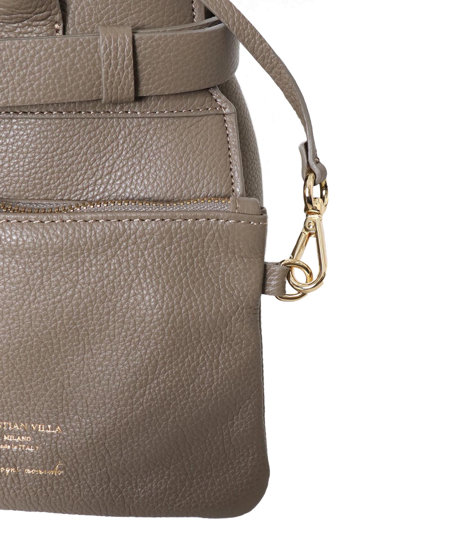 ＜CHRISTIAN VILLA＞belted 2way bag