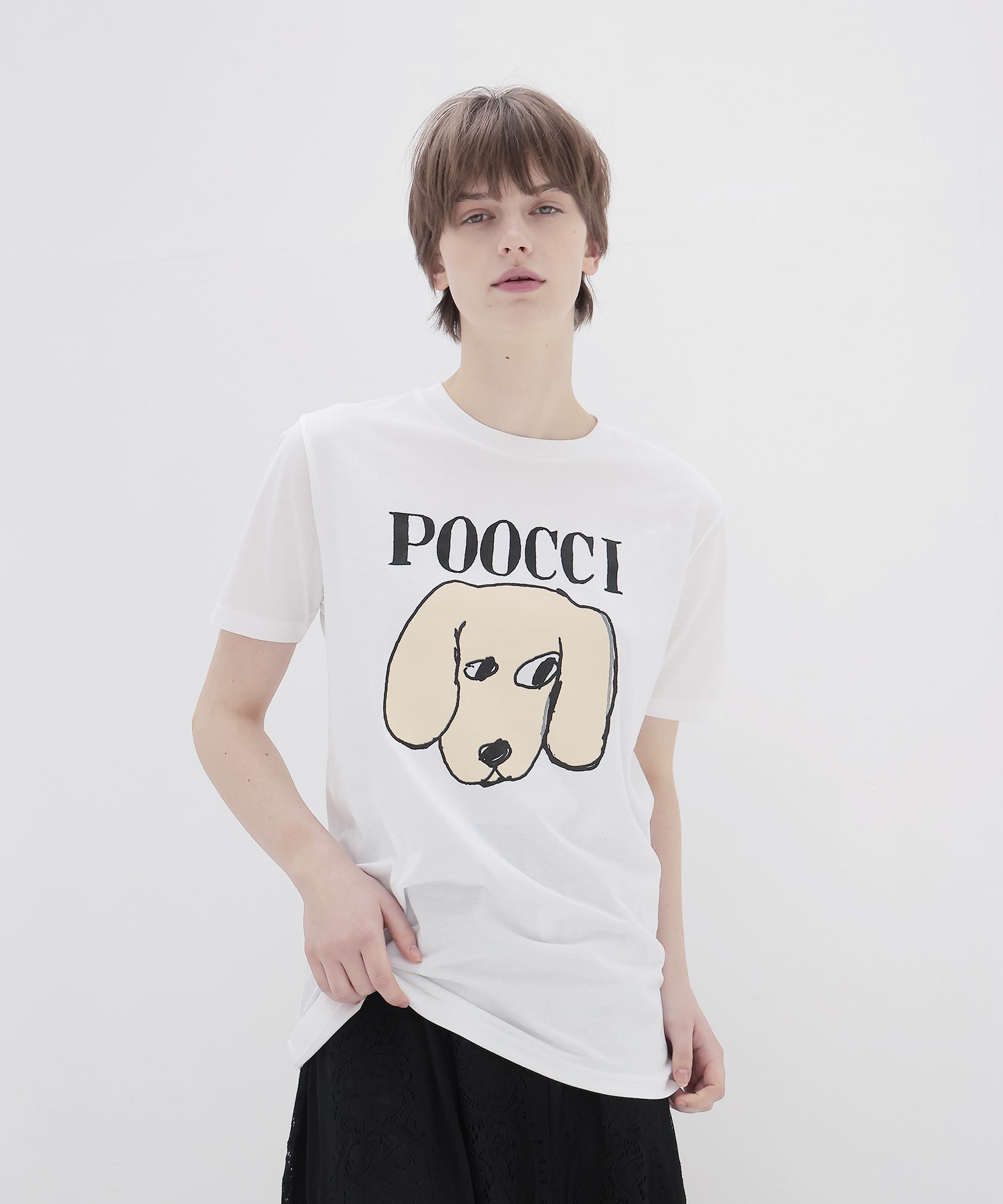 ＜BLACK SCORE＞POOCCHI tee