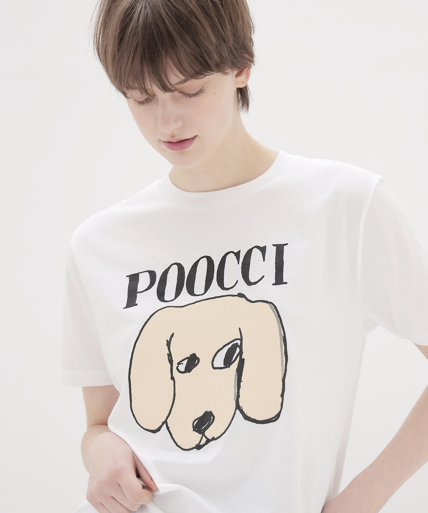 ＜BLACK SCORE＞POOCCHI tee