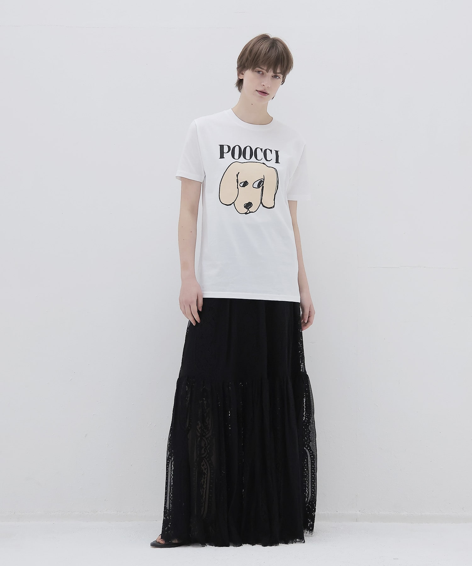 ＜BLACK SCORE＞POOCCHI tee