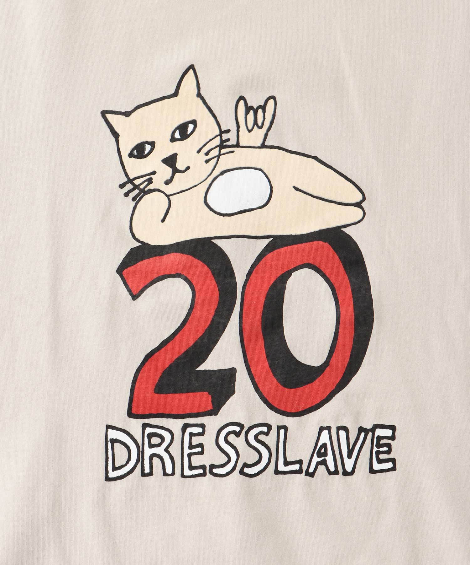 ＜BLACK SCORE × DRESSLAVE＞20th act cocky tee