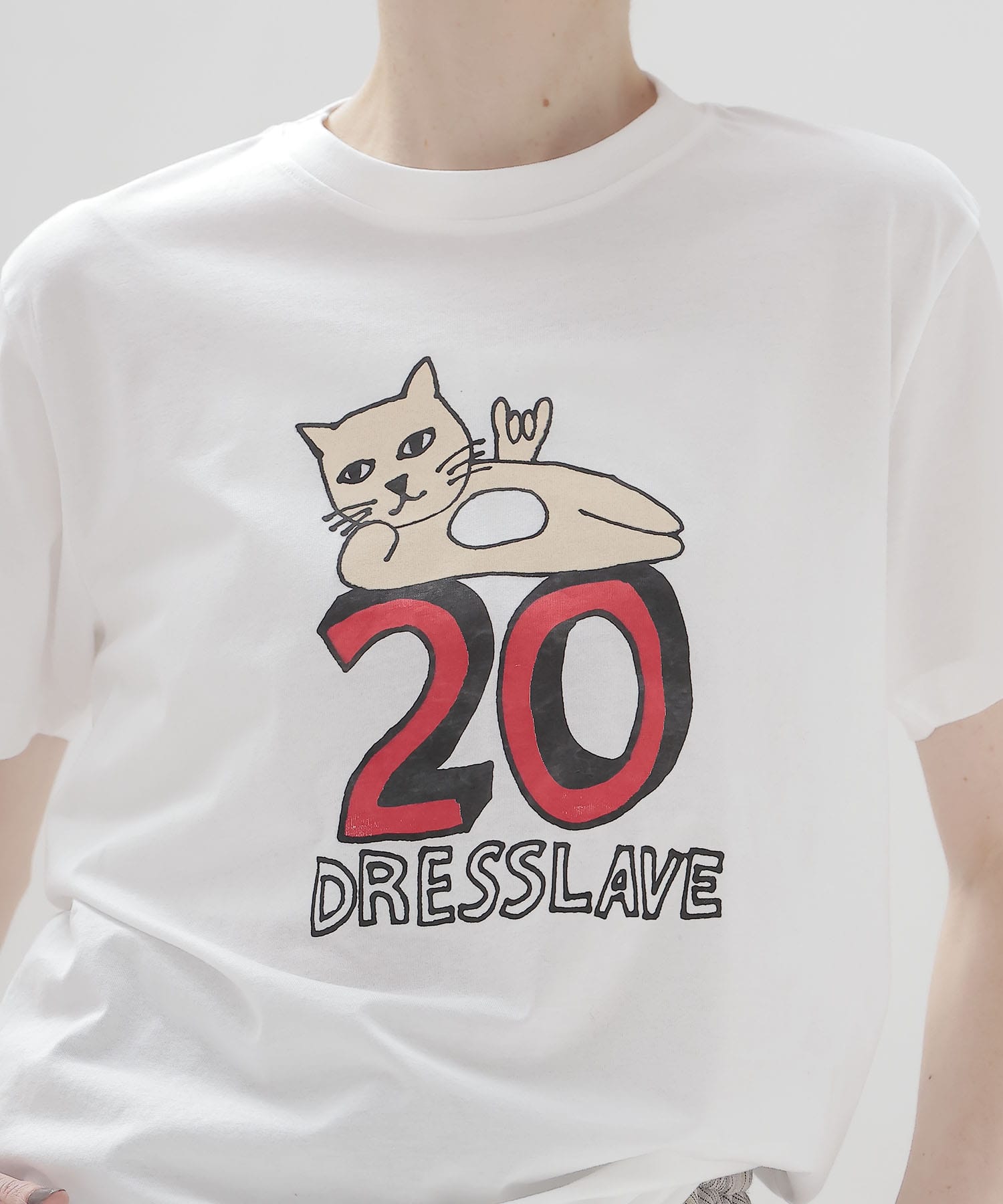 ＜BLACK SCORE × DRESSLAVE＞20th act cocky tee