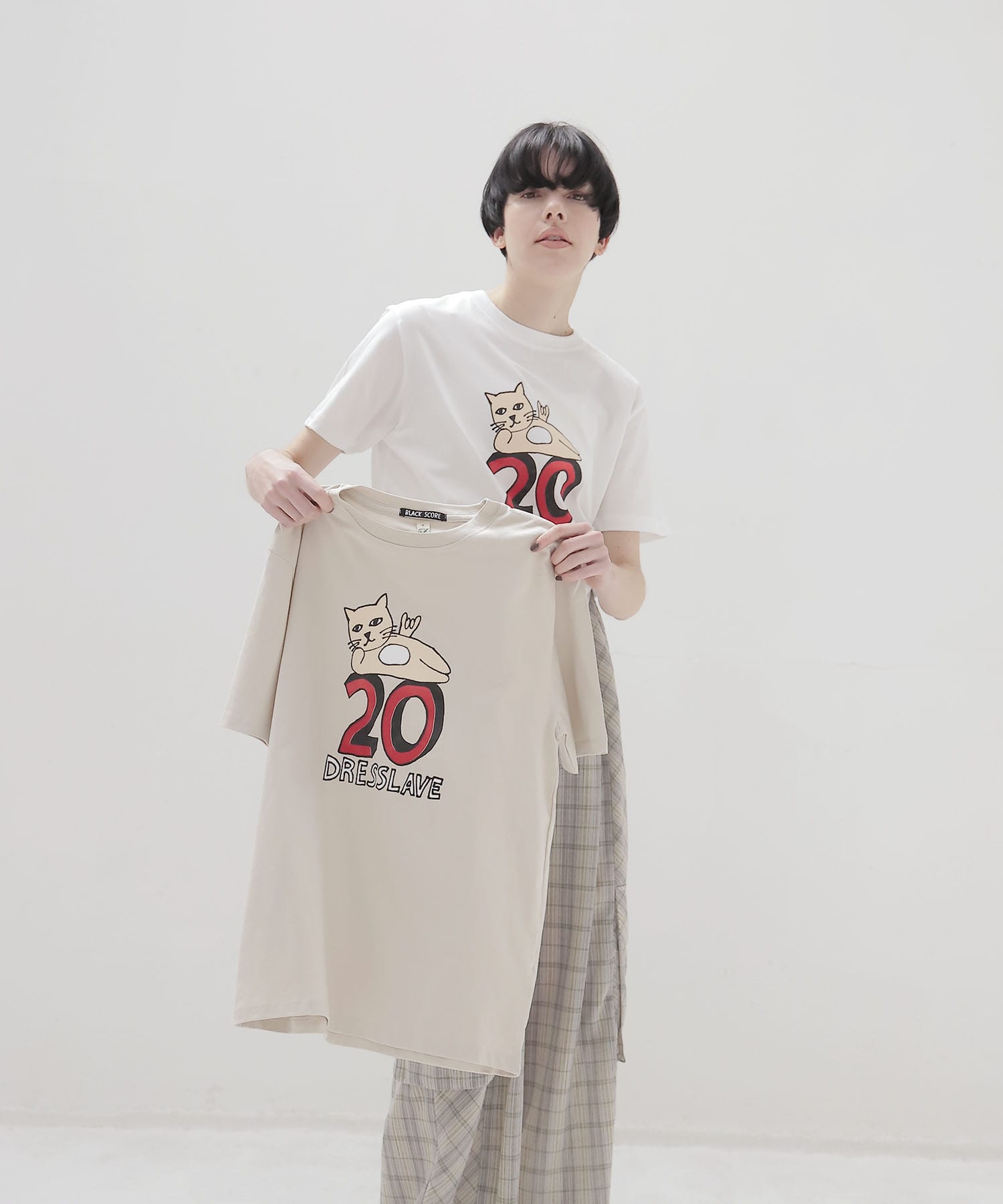 ＜BLACK SCORE × DRESSLAVE＞20th act cocky tee