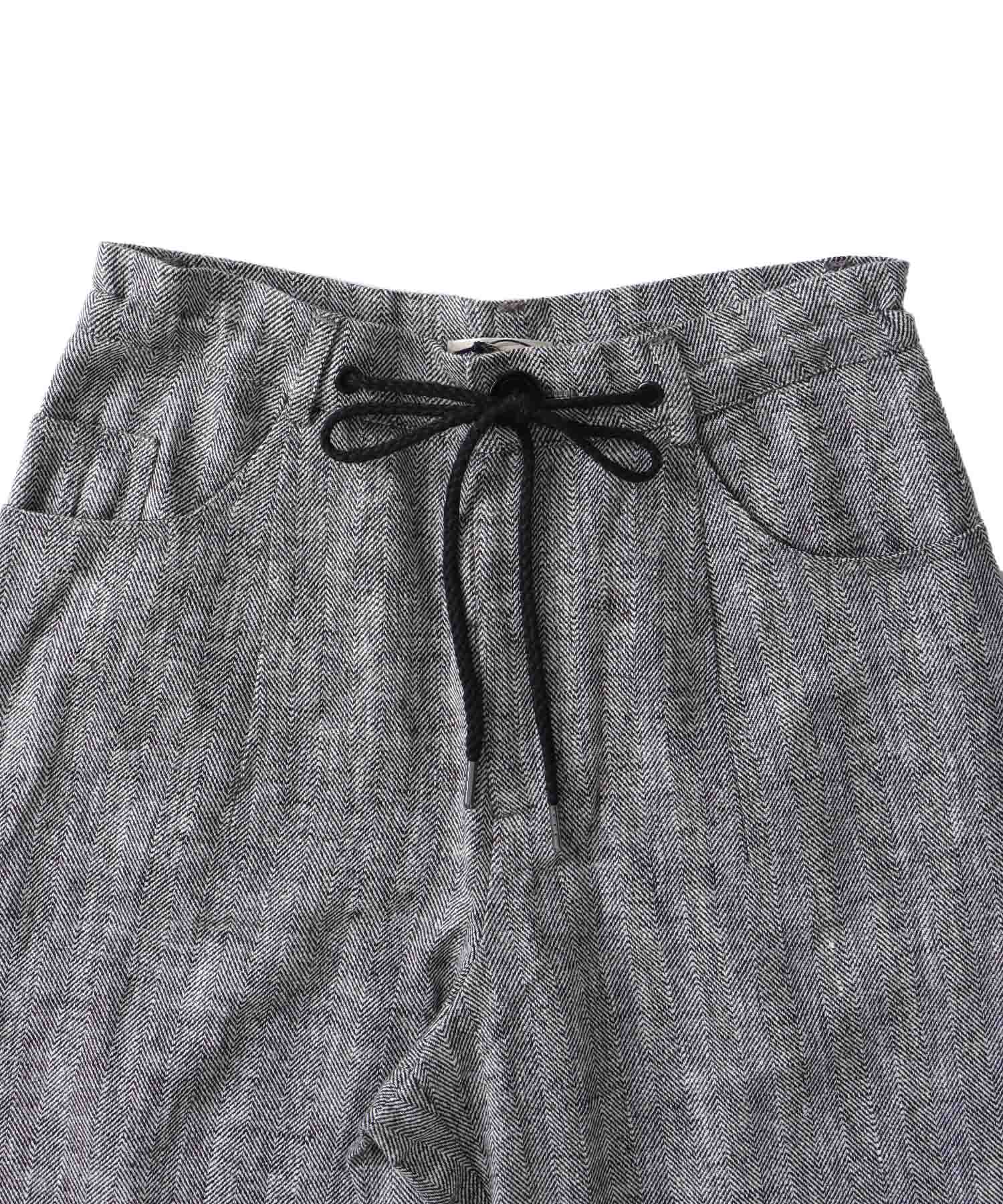 ＜BAUM UND PFERDGARTEN＞NANNY Herringbone Linen Trousers