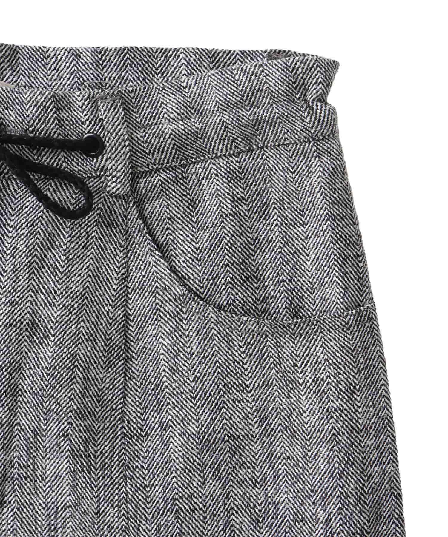 ＜BAUM UND PFERDGARTEN＞NANNY Herringbone Linen Trousers