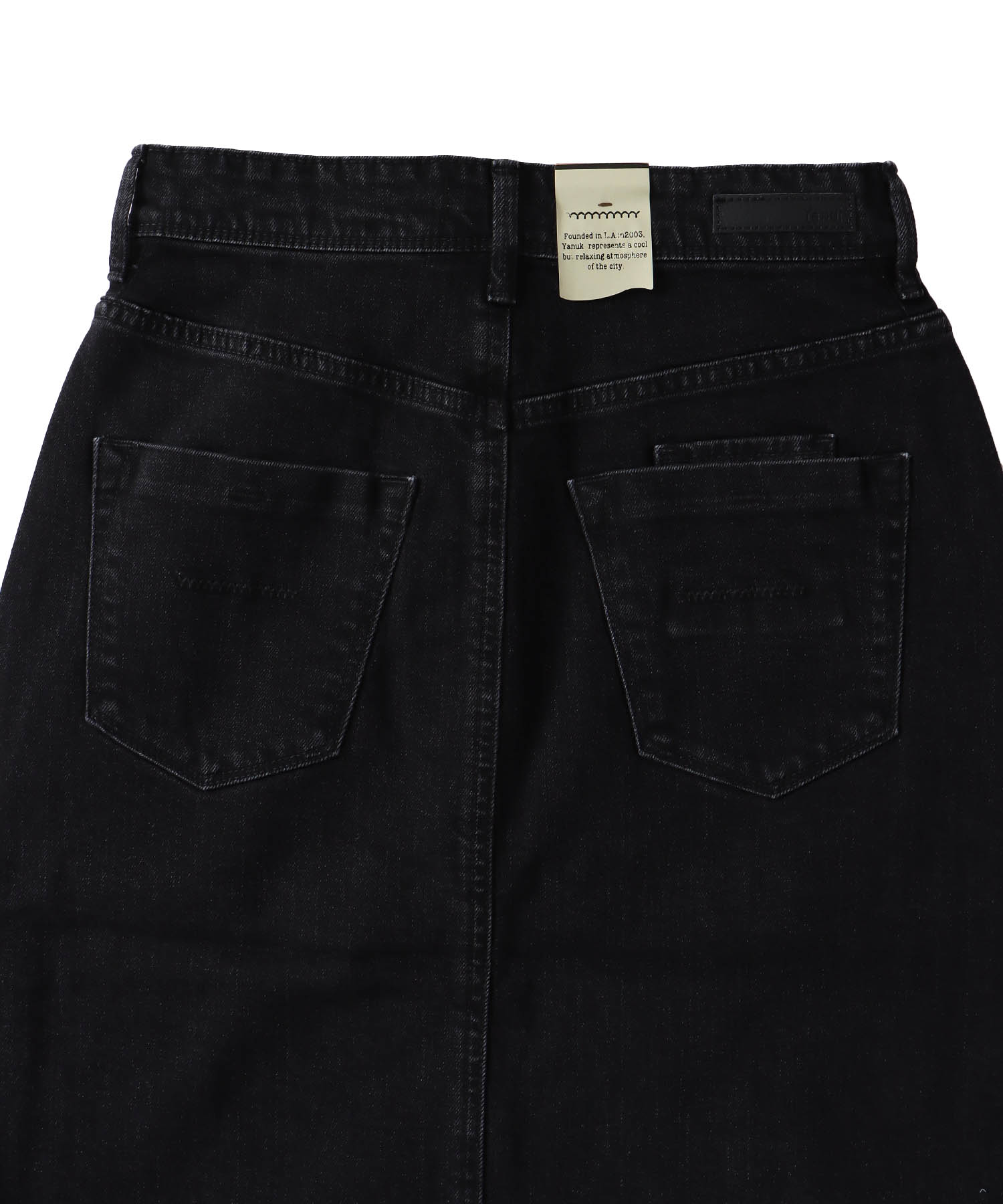 ＜YANUK＞Maxi Aline Skirt Black
