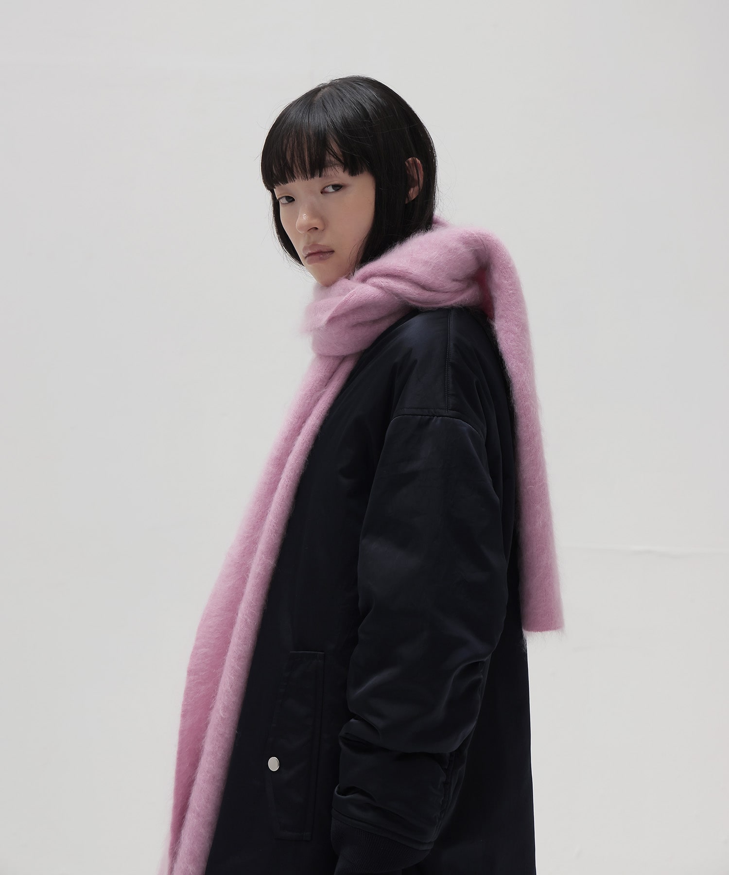 royal cashmere fluffy muffler