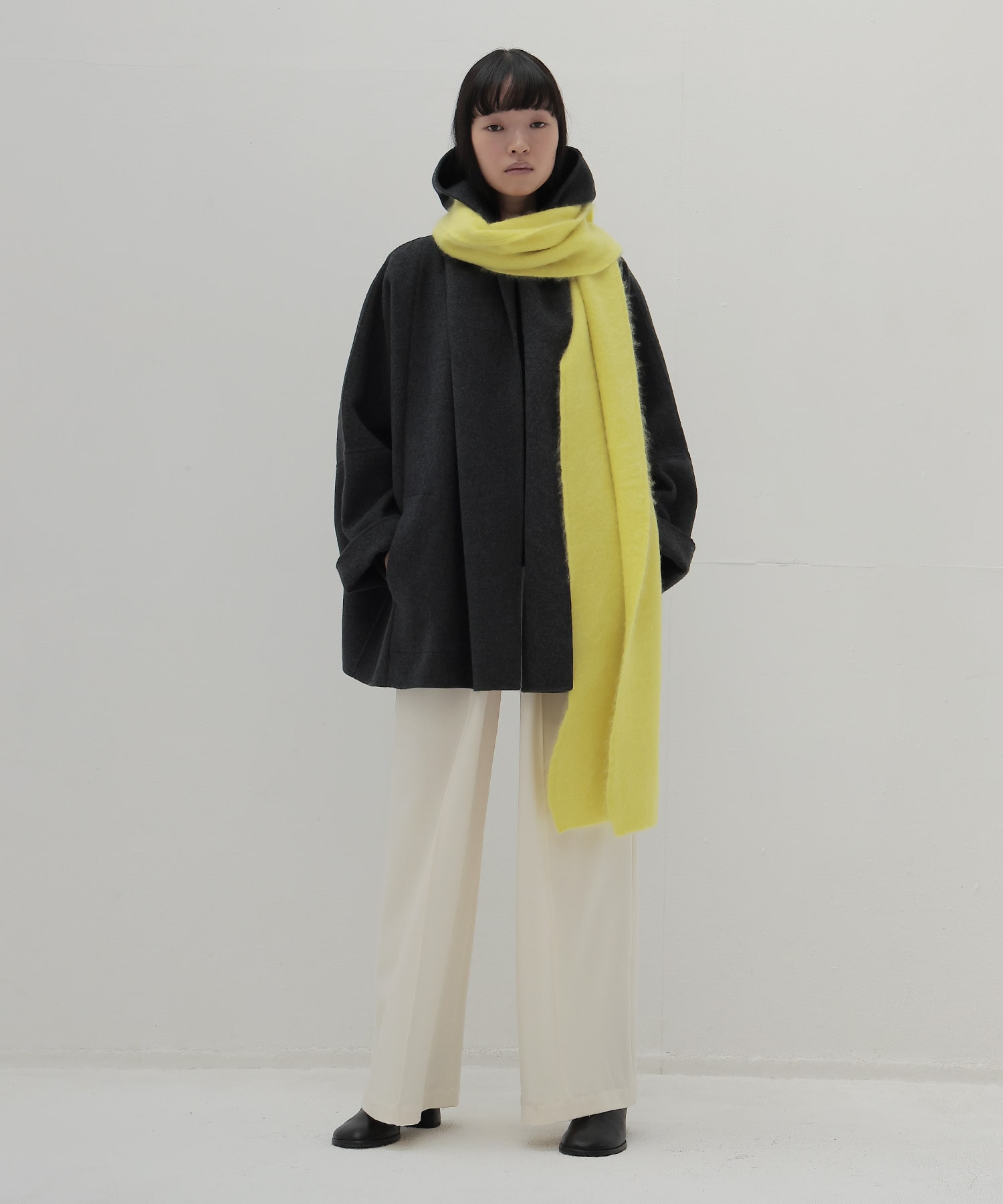 royal cashmere fluffy muffler
