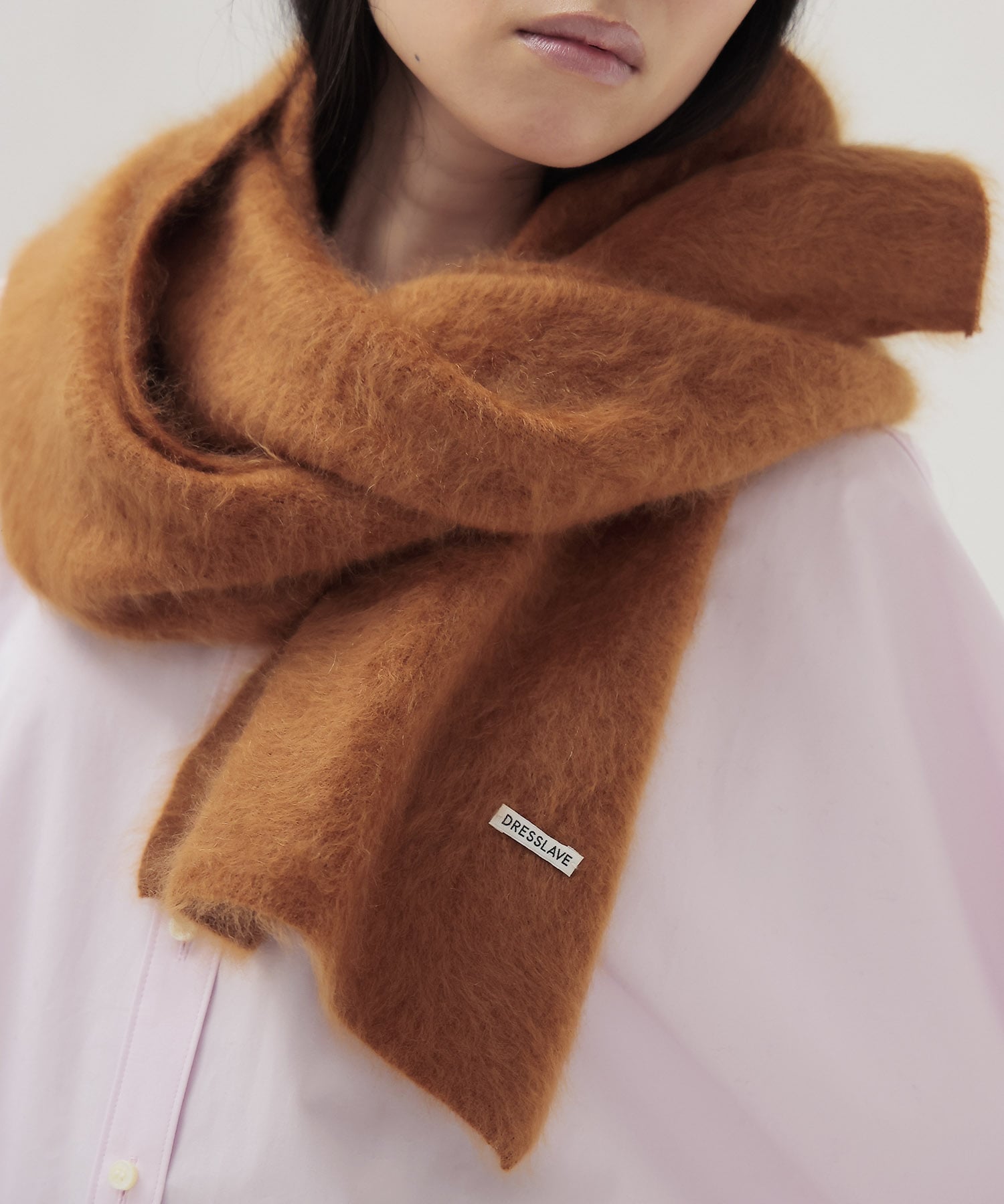 royal cashmere fluffy muffler