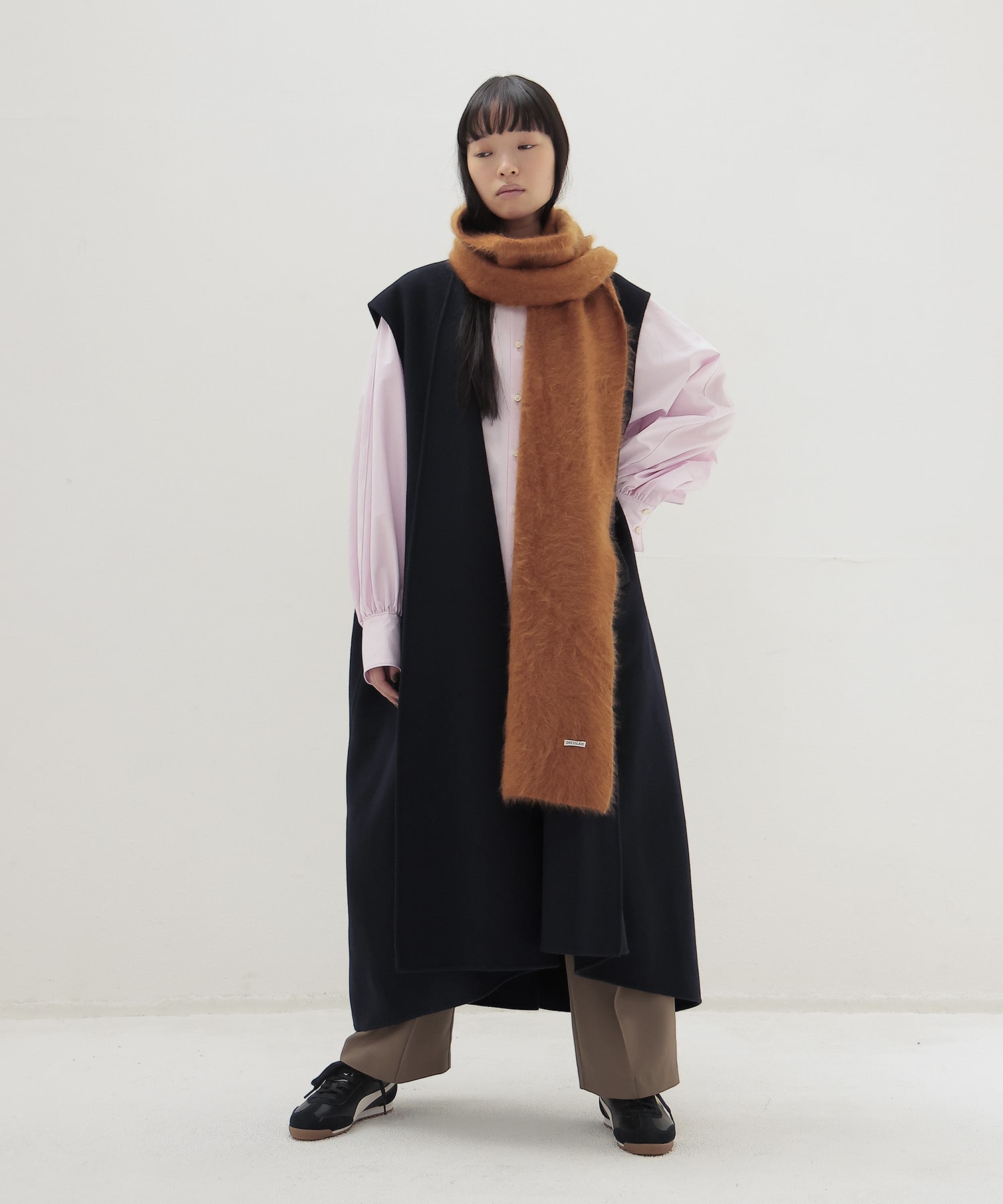royal cashmere fluffy muffler