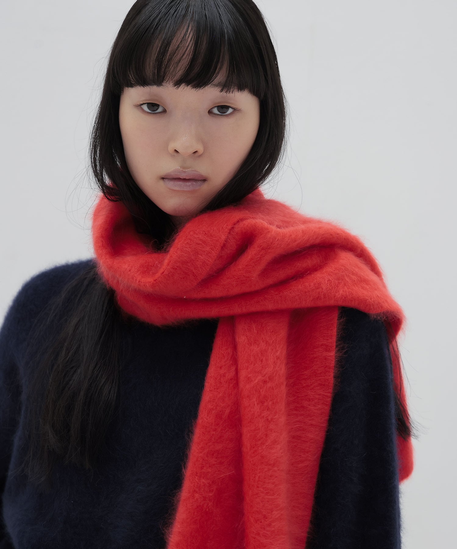 royal cashmere fluffy muffler
