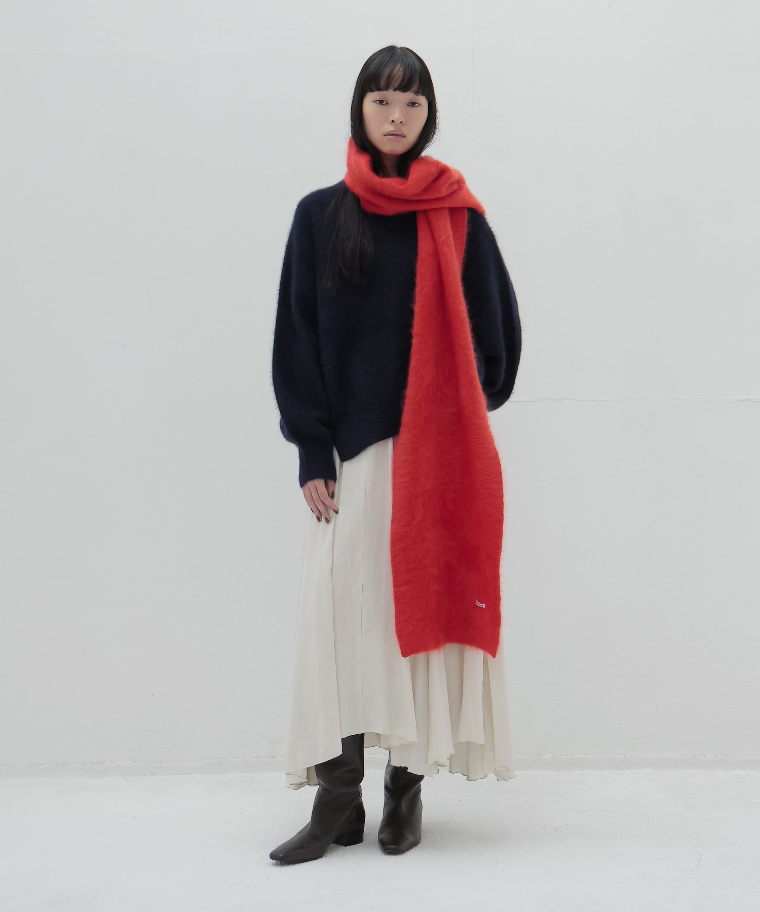 royal cashmere fluffy muffler