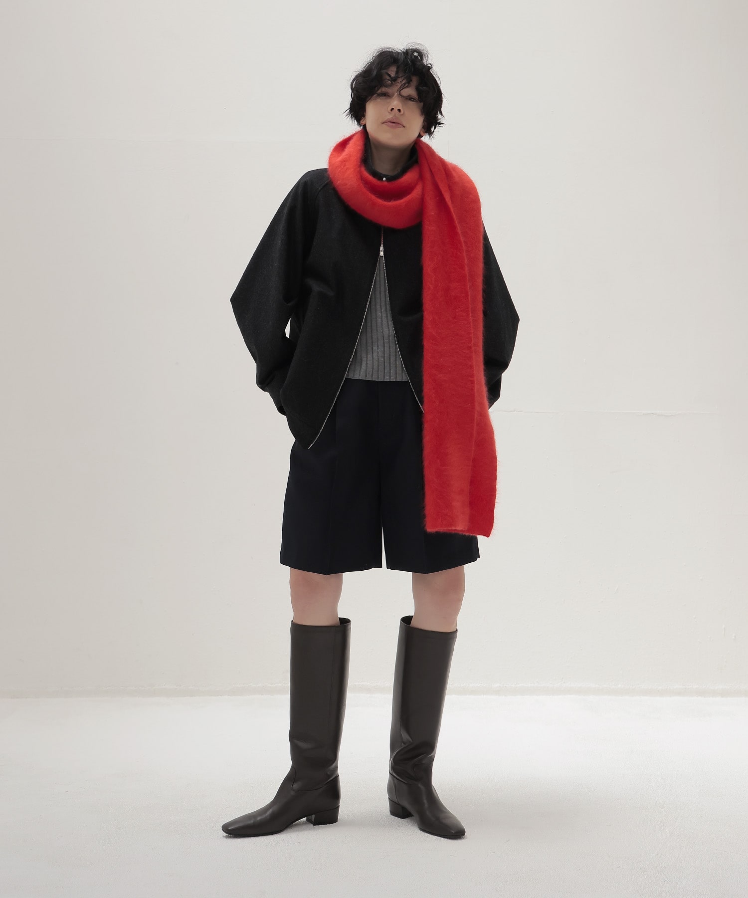 royal cashmere fluffy muffler