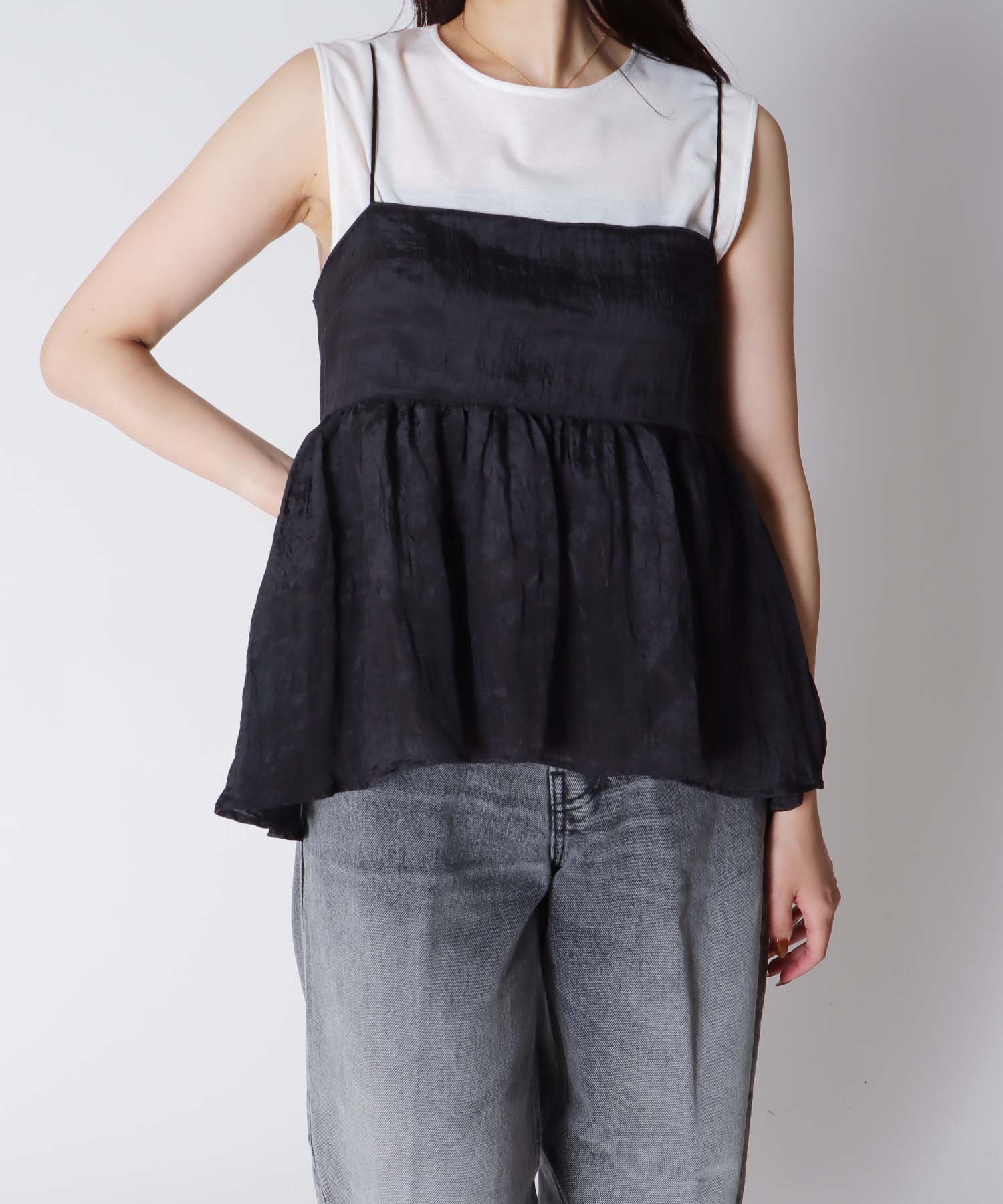＜B7＞cami blouse