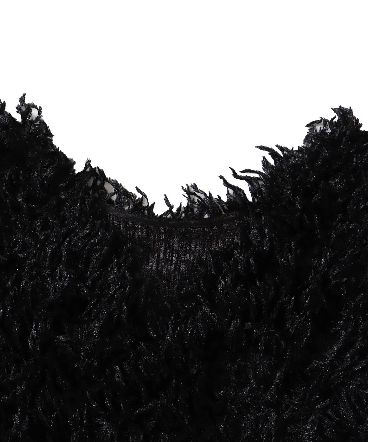＜B7＞feather sleeveless pull
