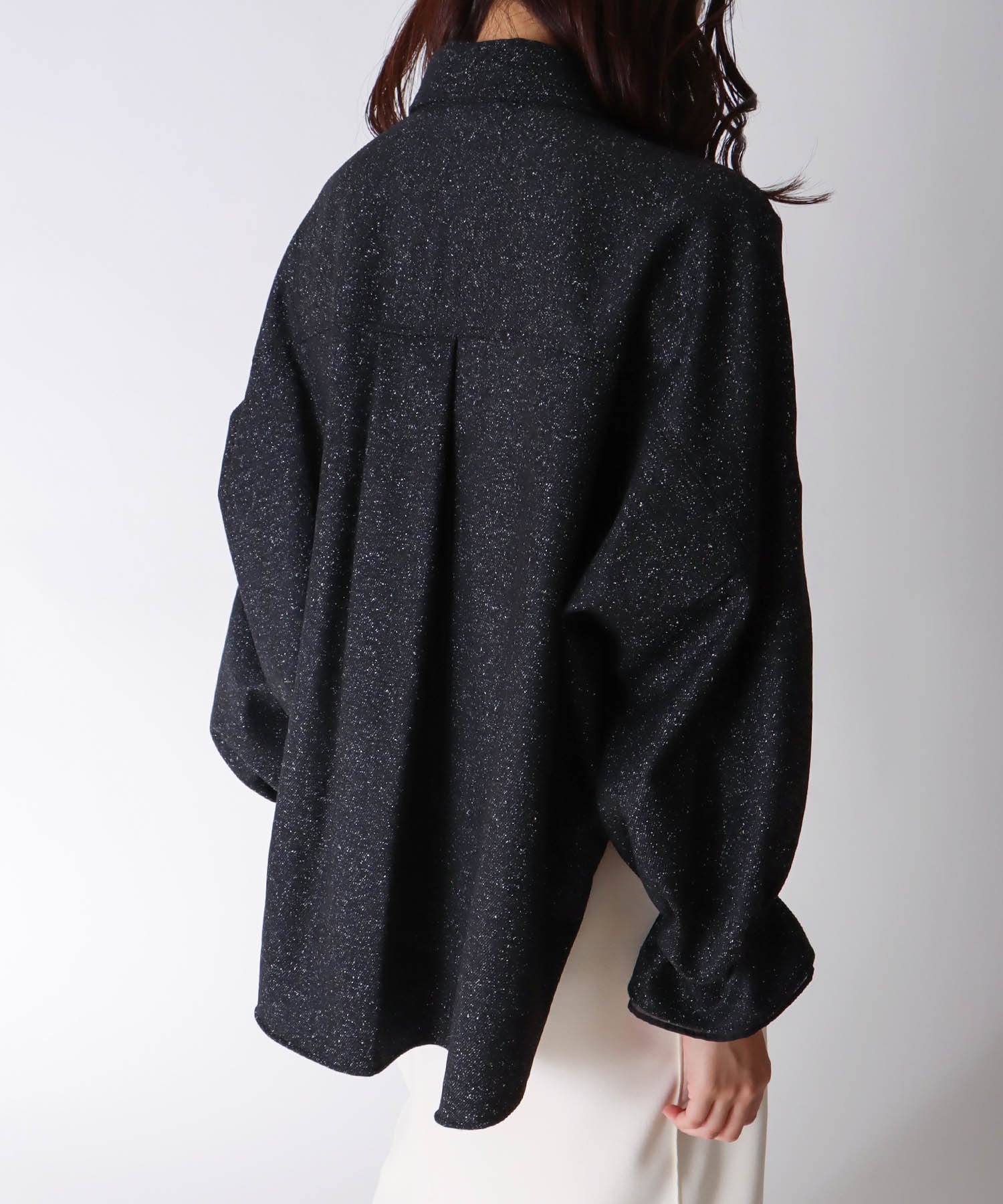 ＜B7＞snow tweed shirts