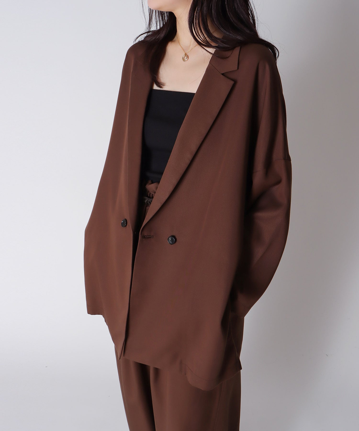 ＜B7＞fibril twill relax jacket