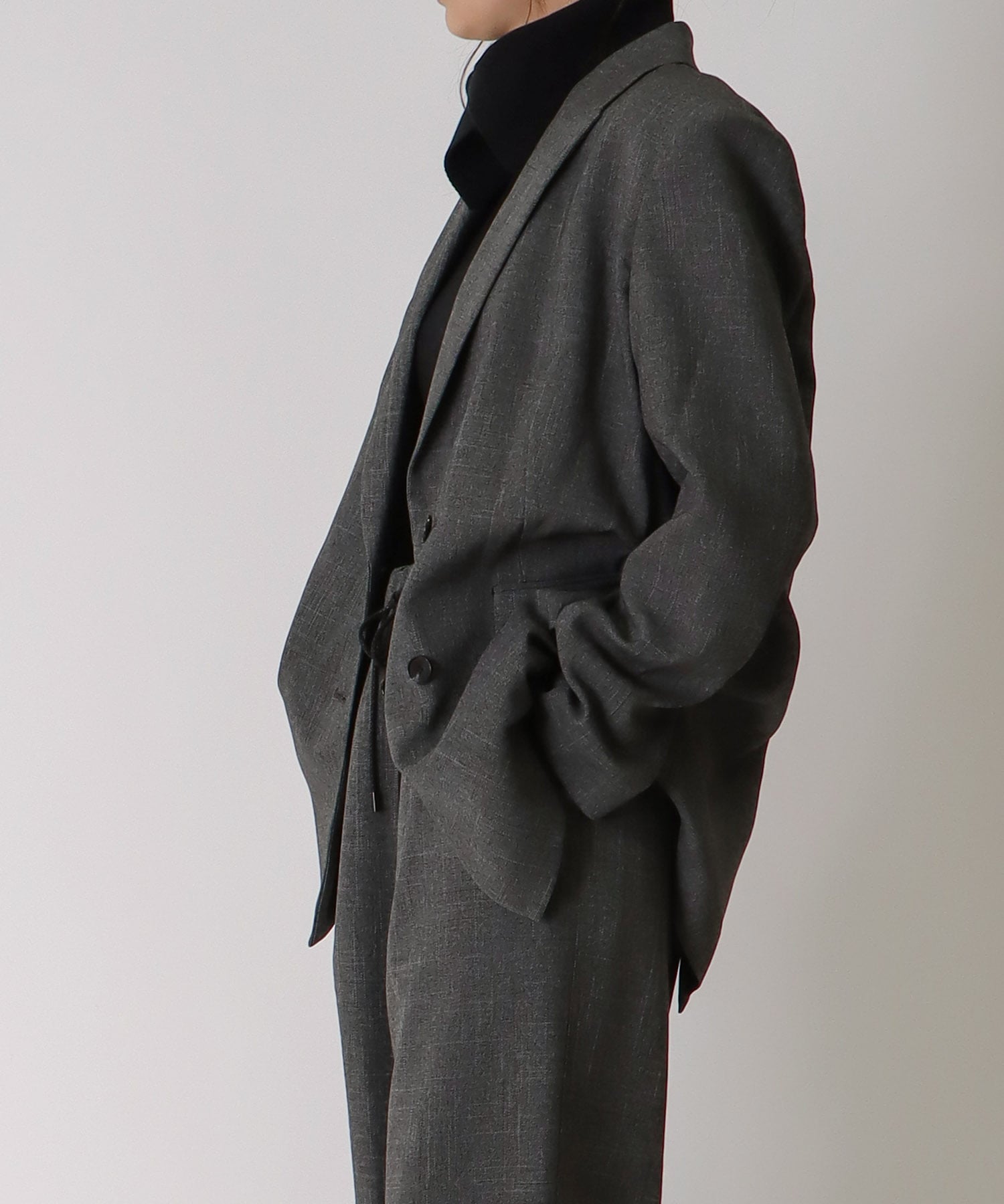 ＜B7＞wool like tweed jacket