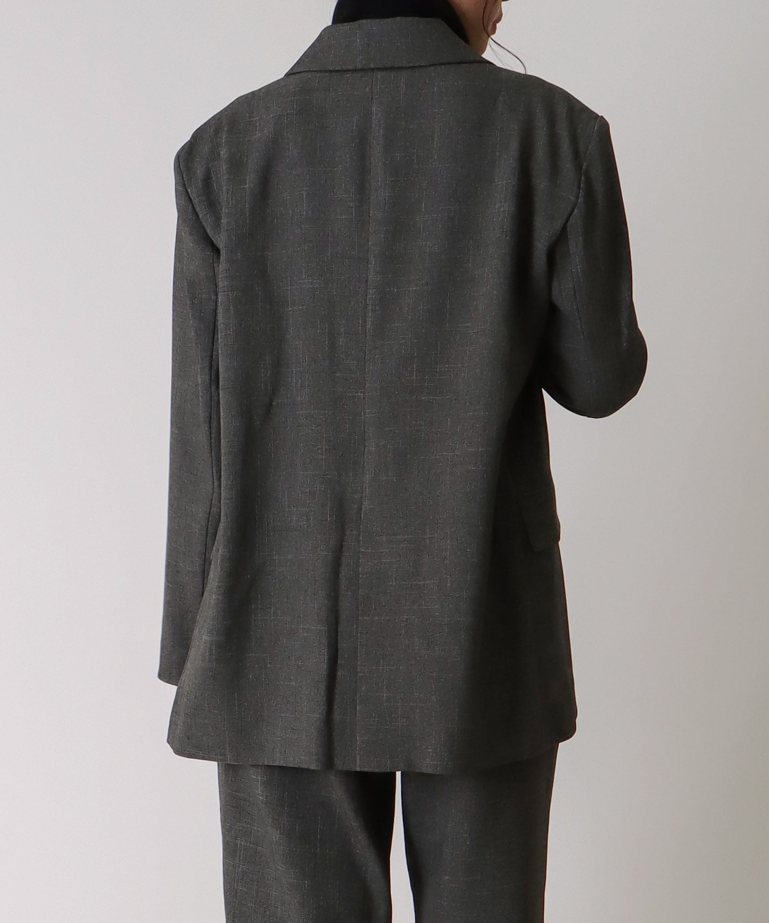 ＜B7＞wool like tweed jacket