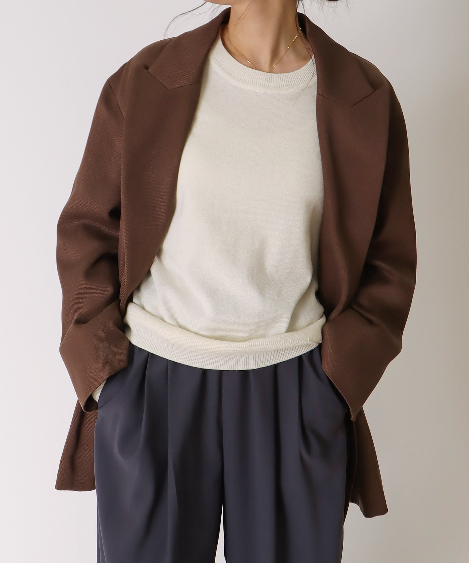 ＜B7＞soft kersey big jacket