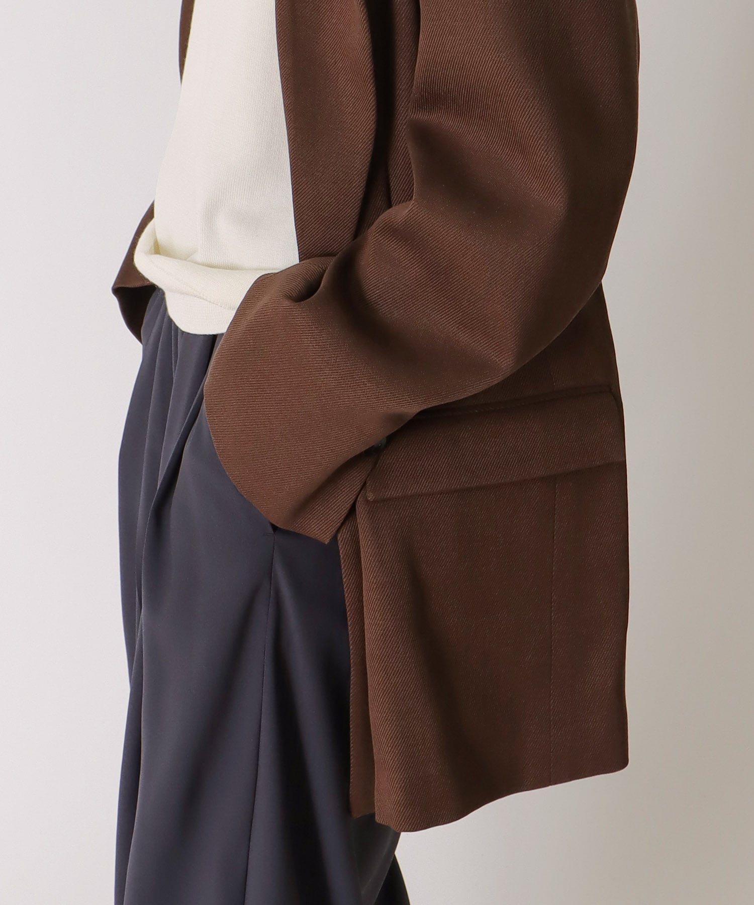 ＜B7＞soft kersey big jacket