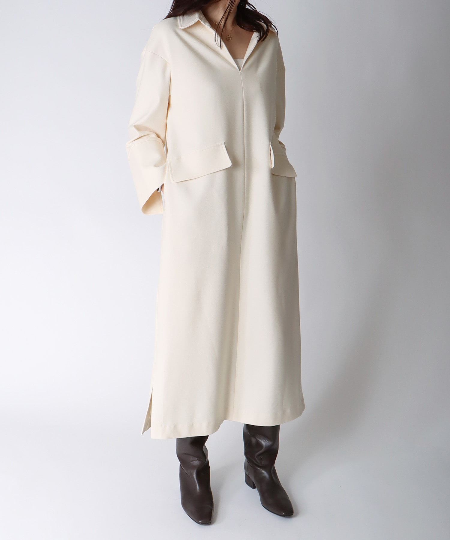 ＜B7＞skipper long dress