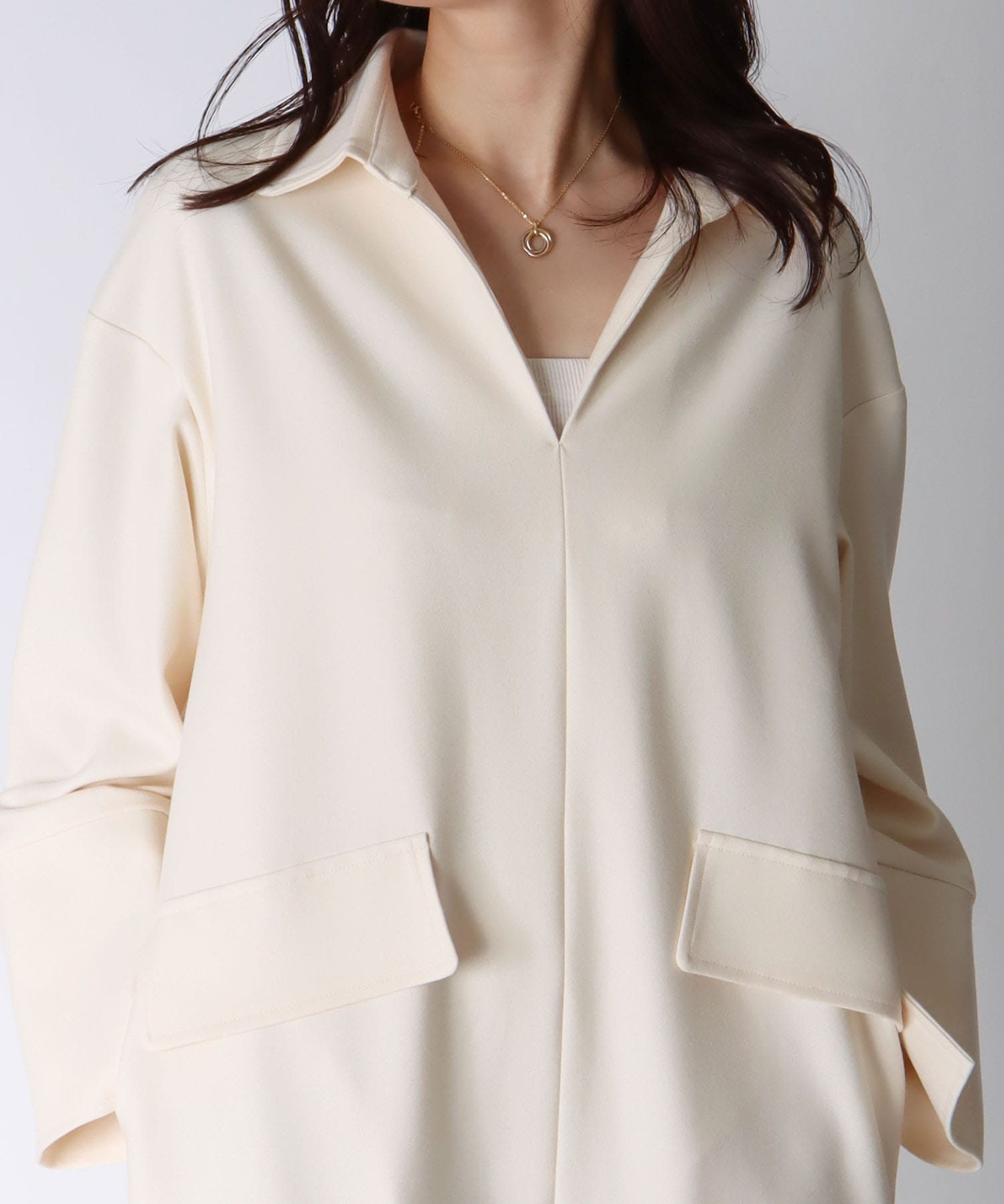 ＜B7＞skipper long dress