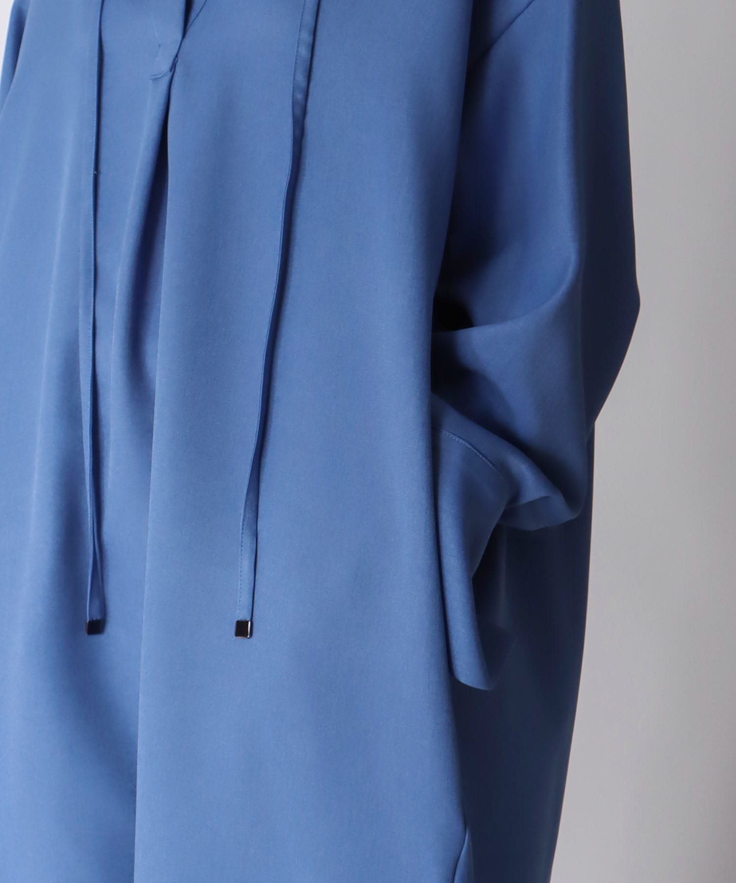 ＜B7＞powder twill skipper dress