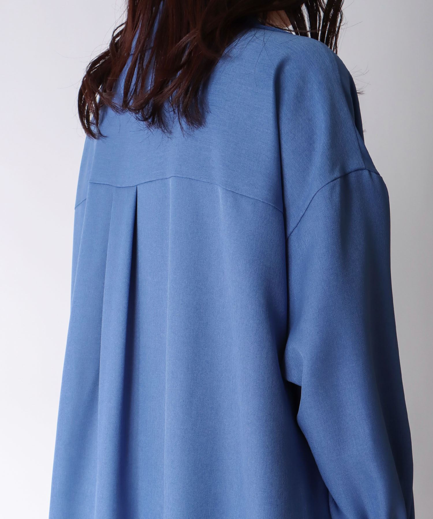 ＜B7＞powder twill skipper dress