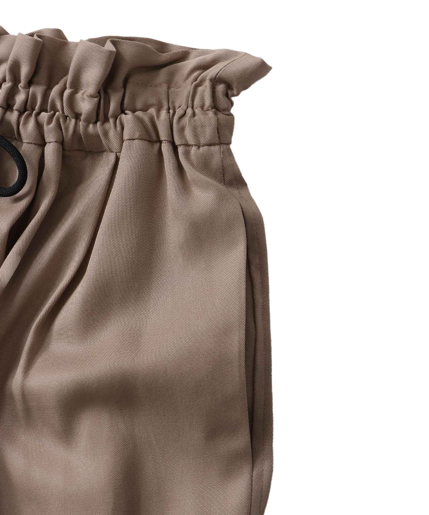 ＜B7＞fibril twill wide pants