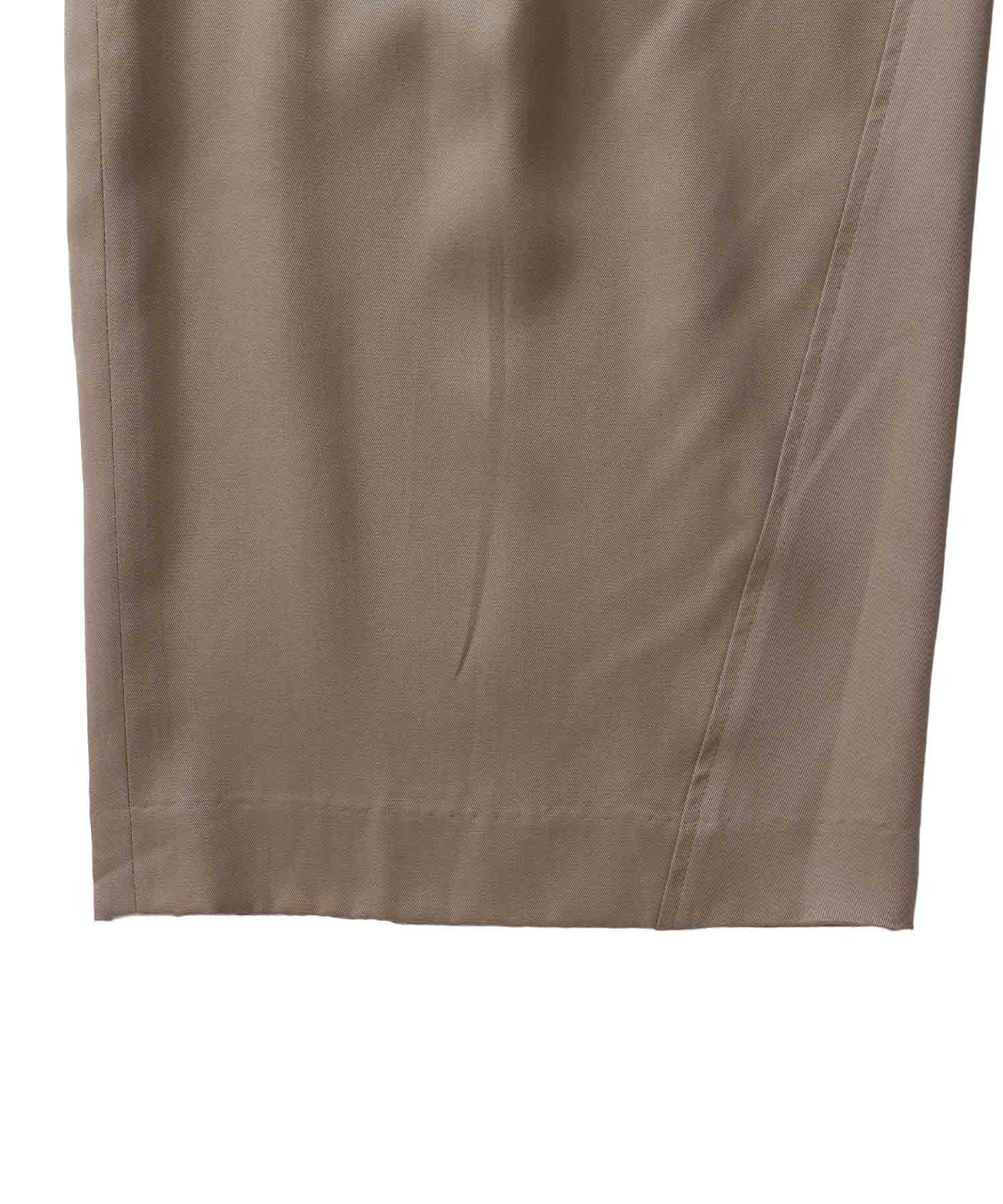 ＜B7＞fibril twill wide pants
