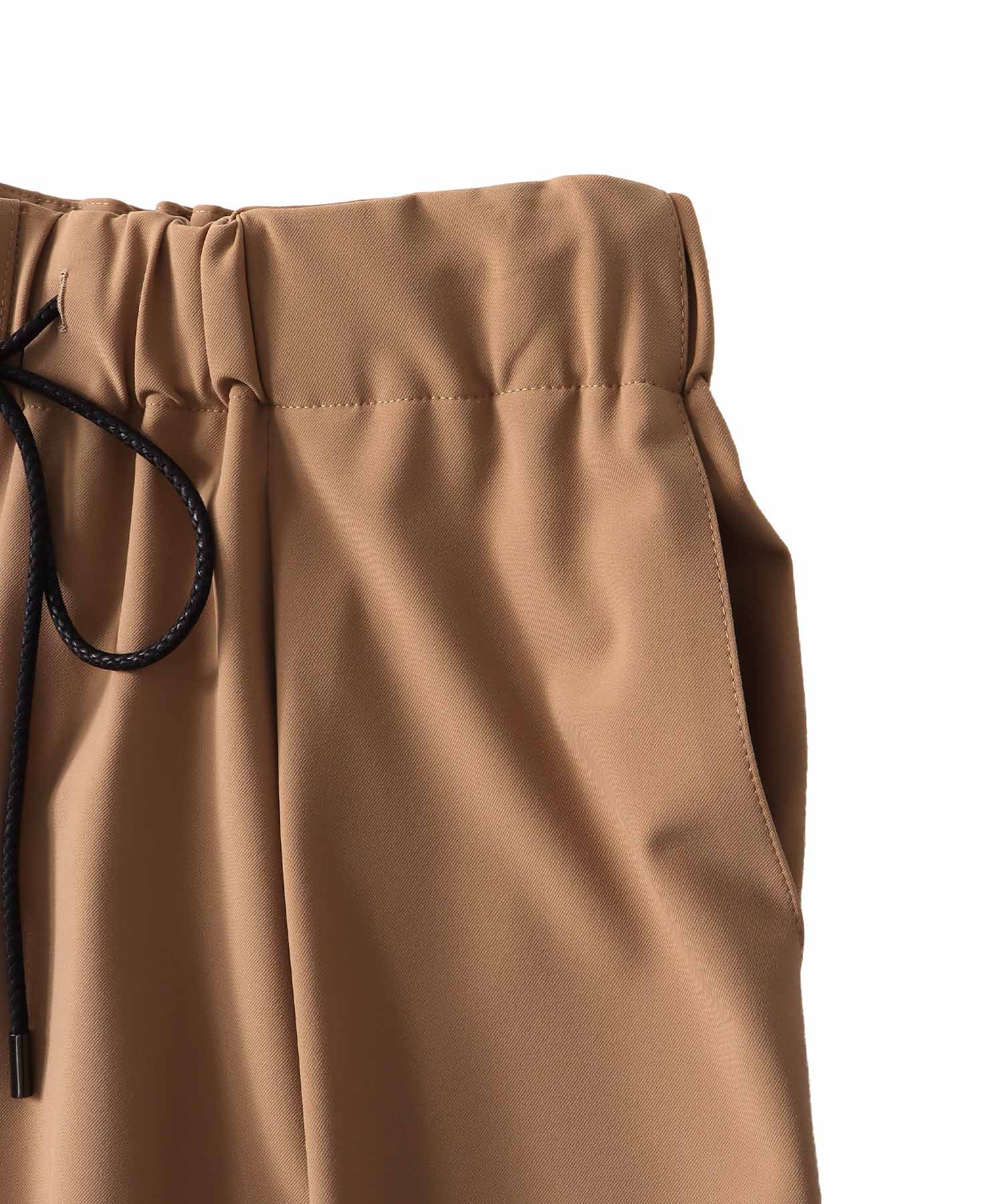 ＜B7＞stefany twill wide pants