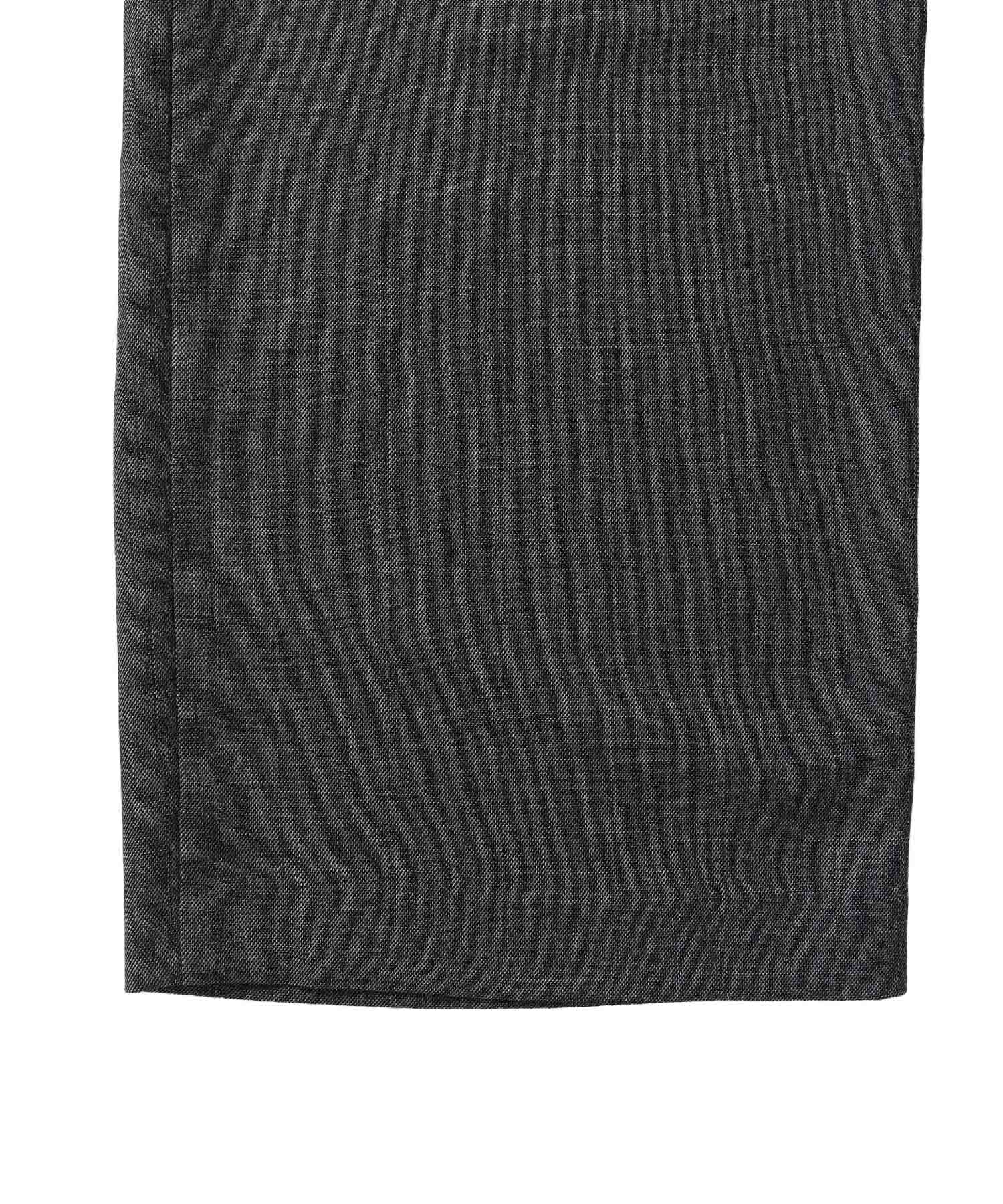 ＜B7＞wool lke tweed wide pants