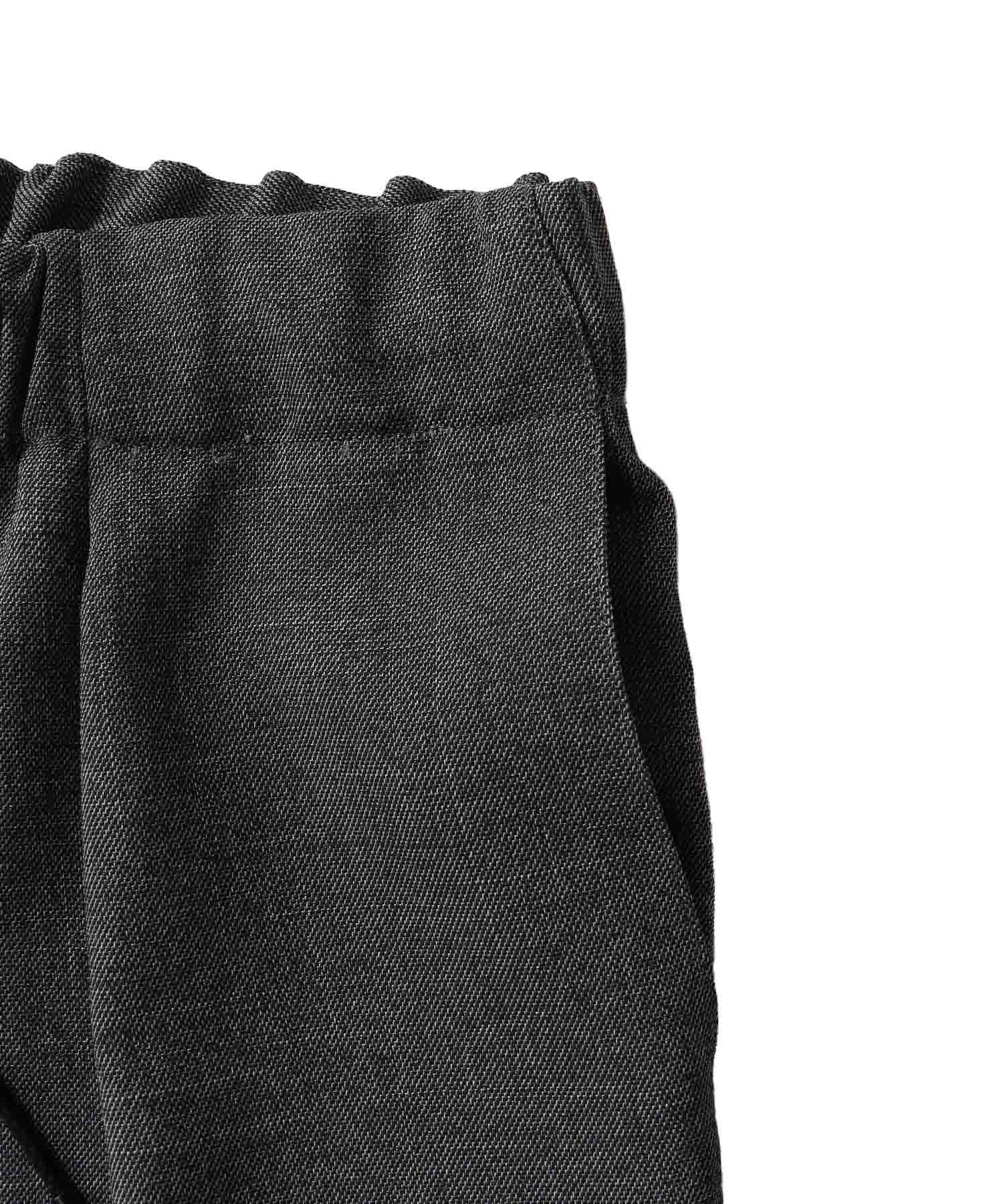 ＜B7＞wool lke tweed wide pants