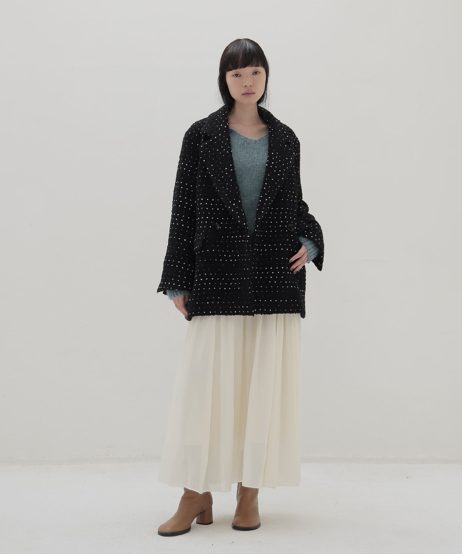 ＜B7＞ponpon mall coat