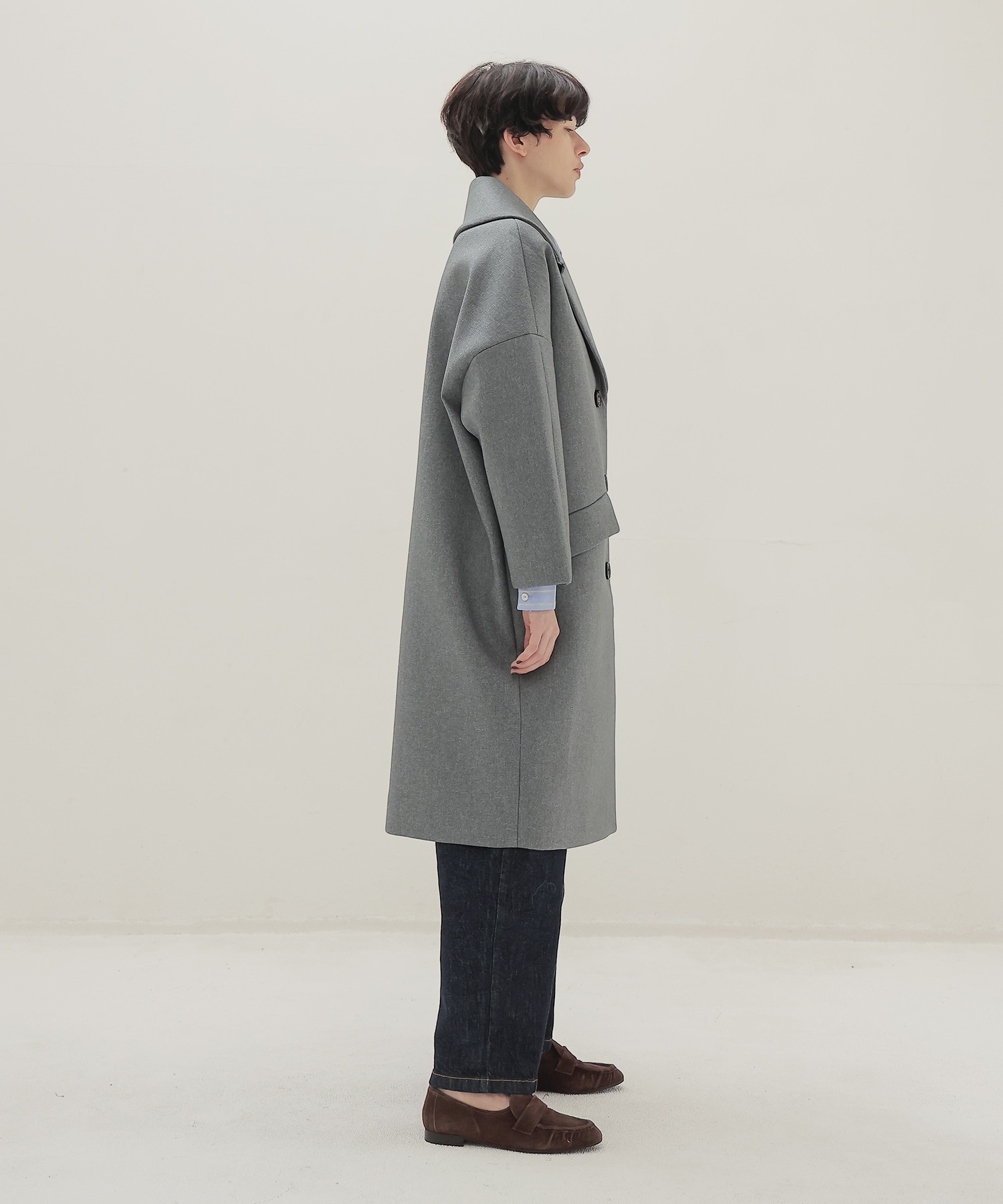 ＜B7＞bonding cocoon coat