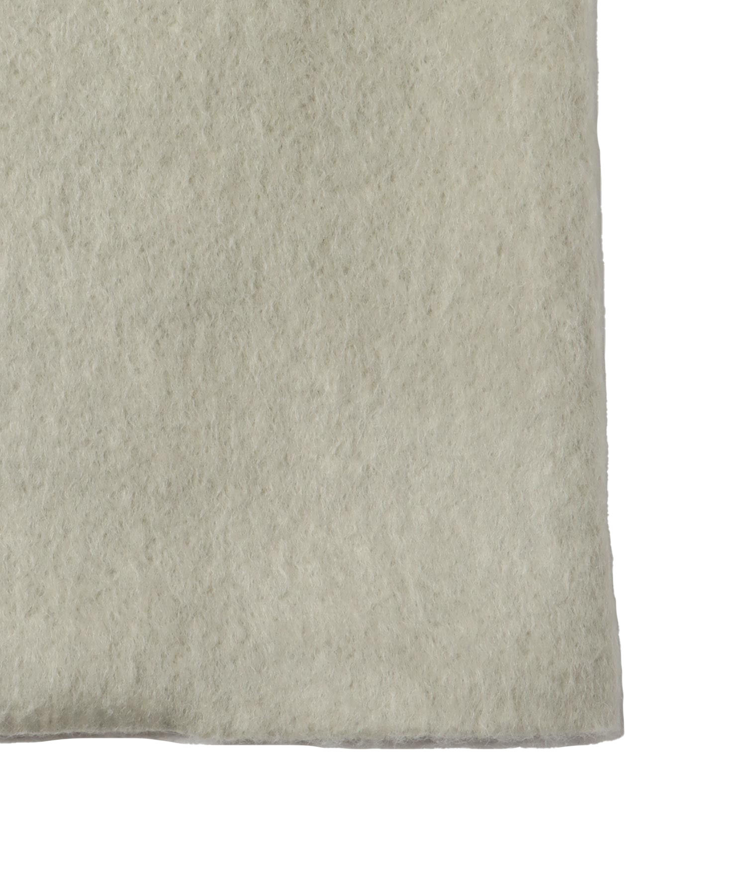 ＜B7＞mohair shaggy shawl collar coat