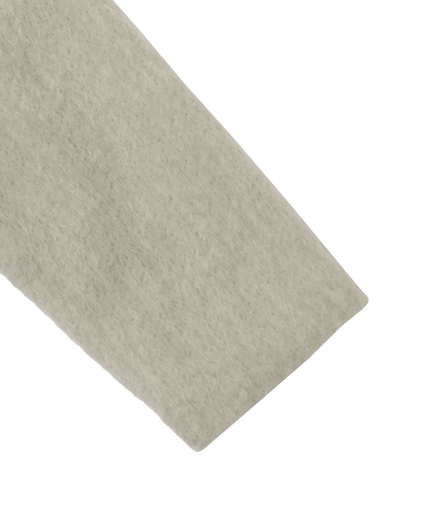 ＜B7＞mohair shaggy shawl collar coat