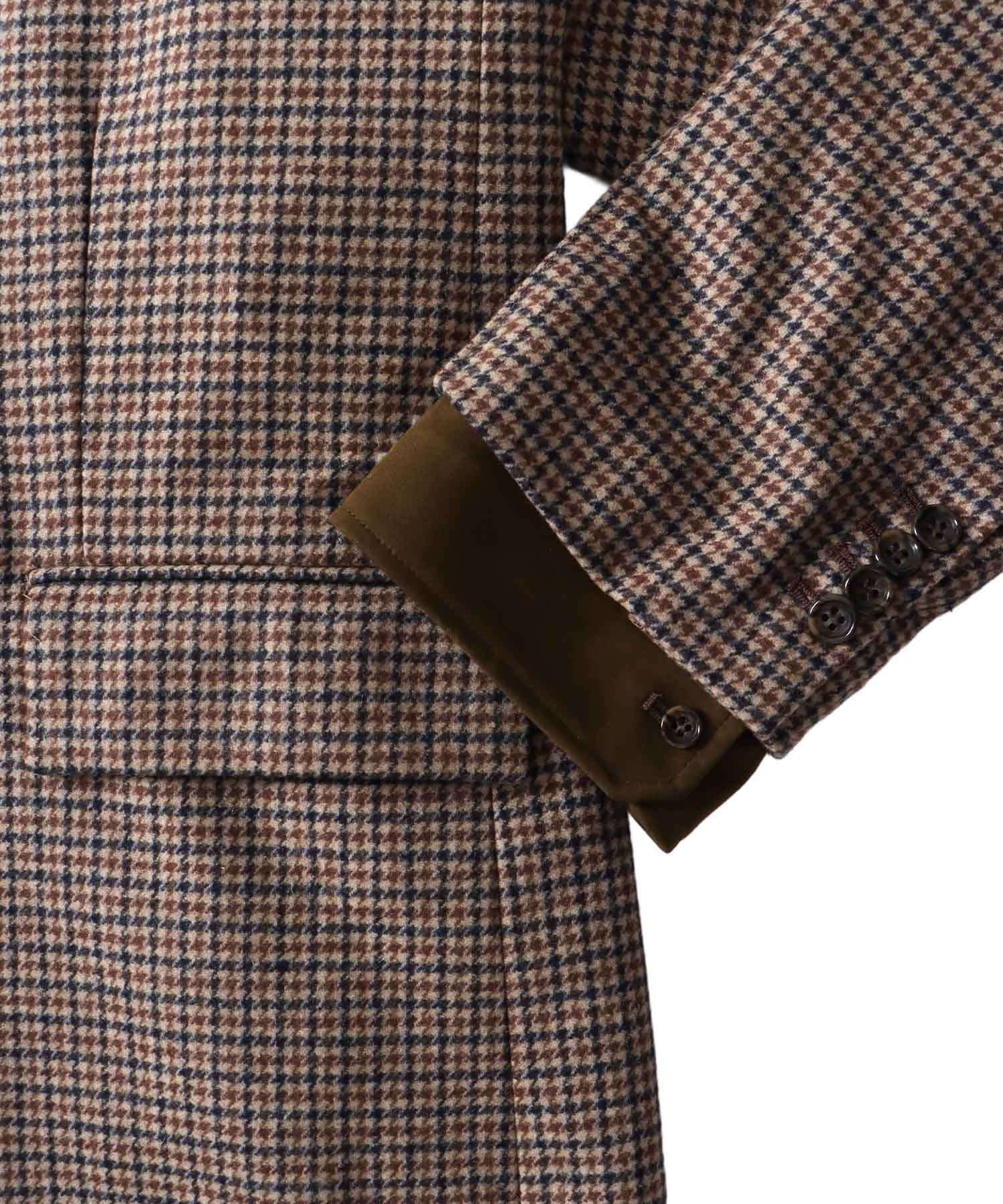 ＜VENIT＞CHECK WIDE JACKET