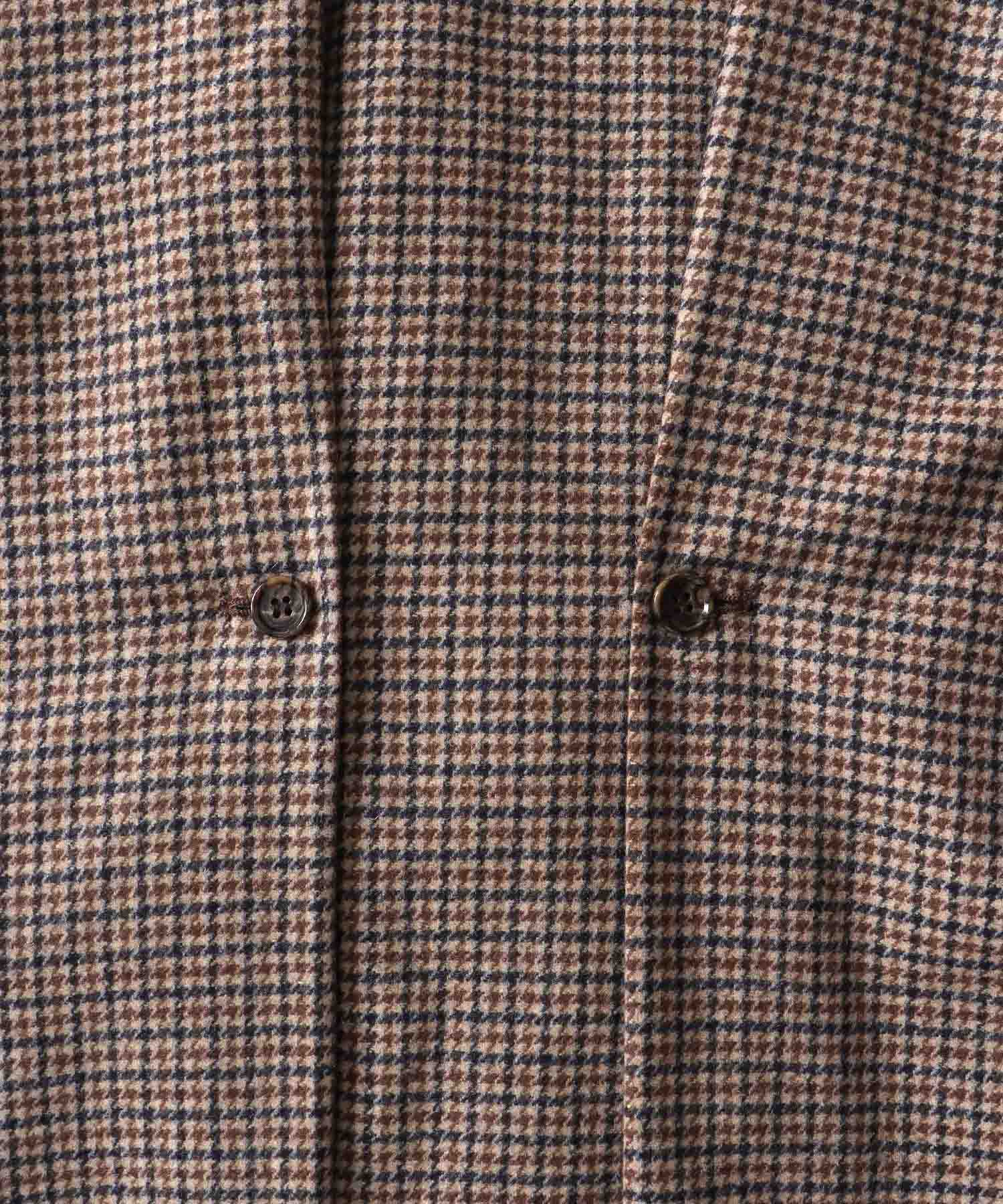 ＜VENIT＞CHECK WIDE JACKET