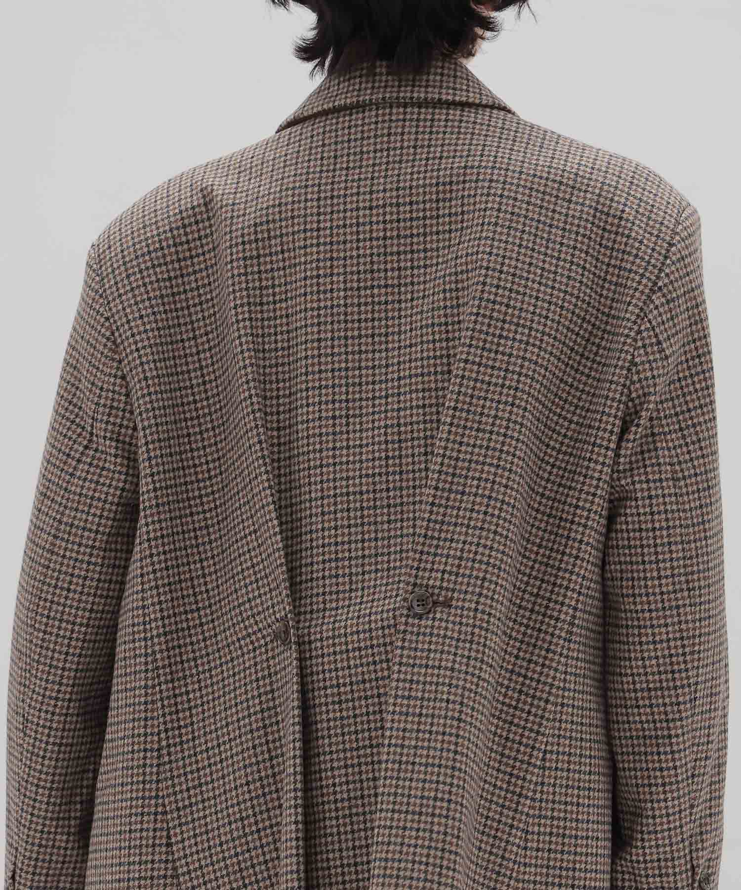 ＜VENIT＞CHECK WIDE JACKET