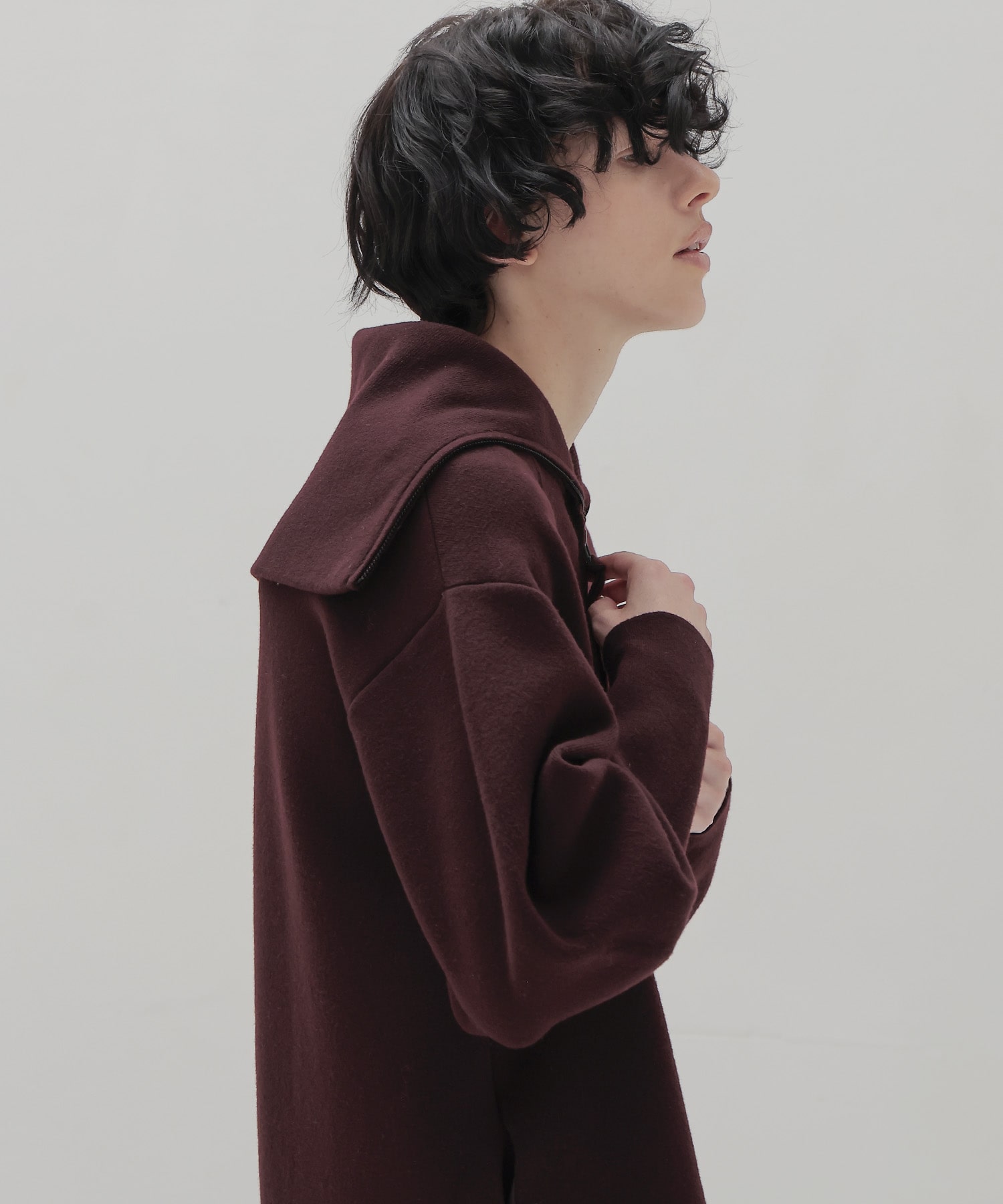 ＜VENIT＞DOUBLE FACE KNIT DRESS