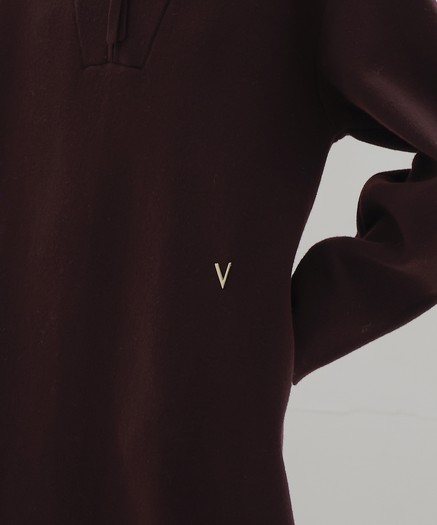＜VENIT＞DOUBLE FACE KNIT DRESS