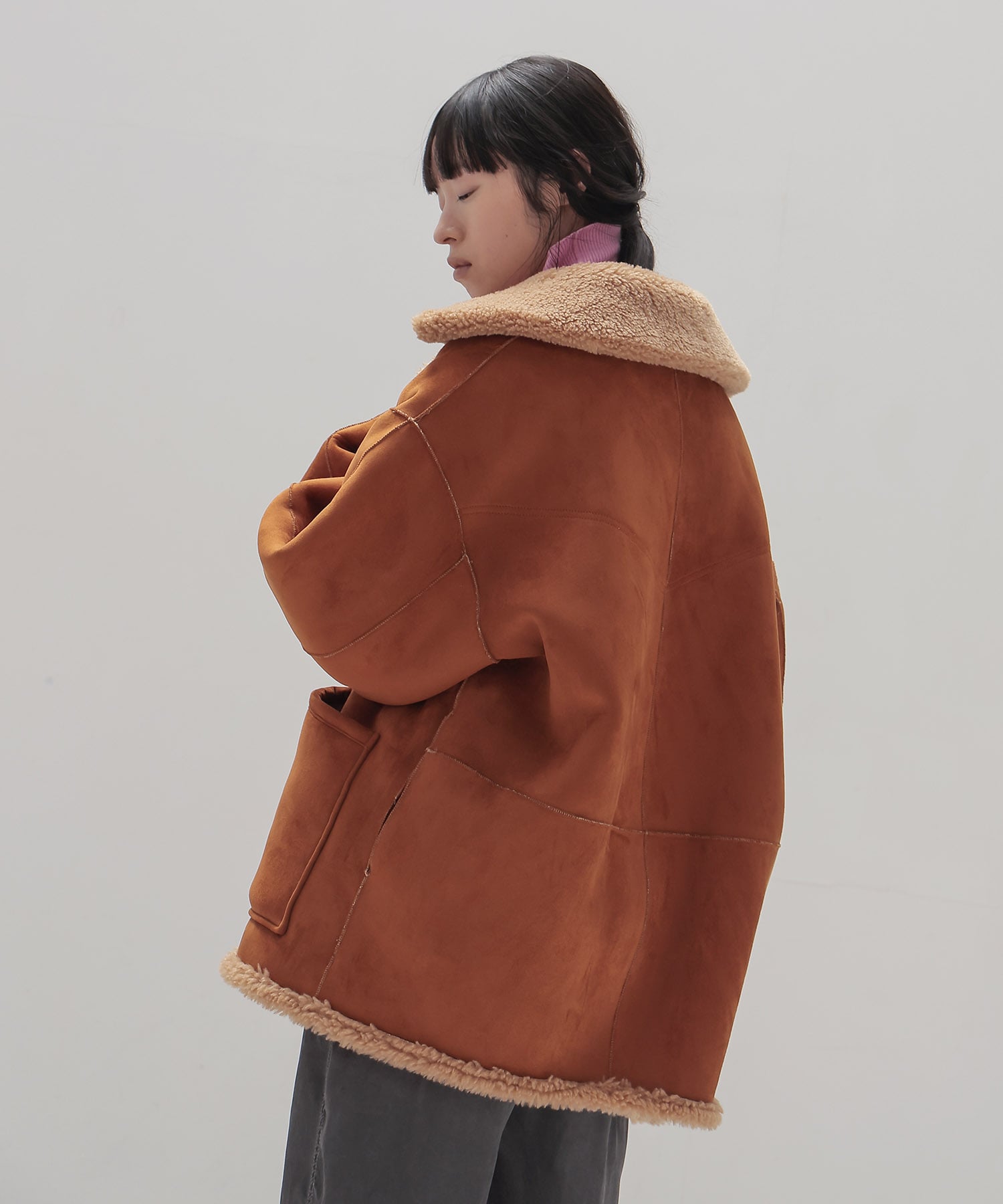 ＜VENIT＞REVERSIBLE BOA JK