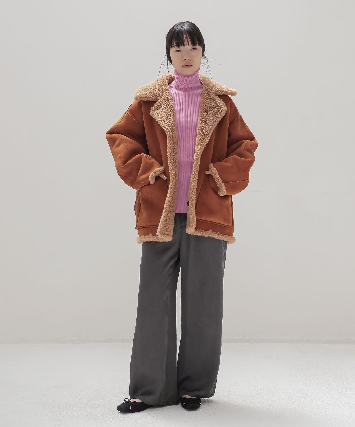 ＜VENIT＞REVERSIBLE BOA JK