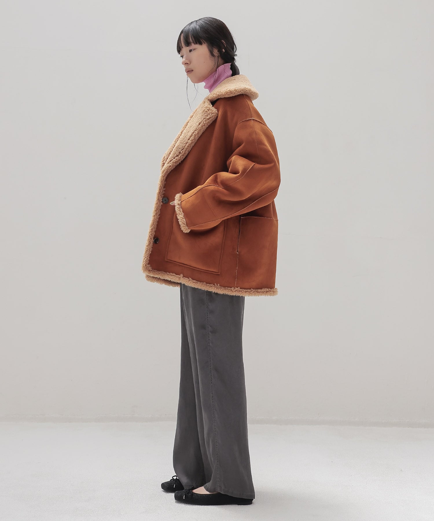 ＜VENIT＞REVERSIBLE BOA JK
